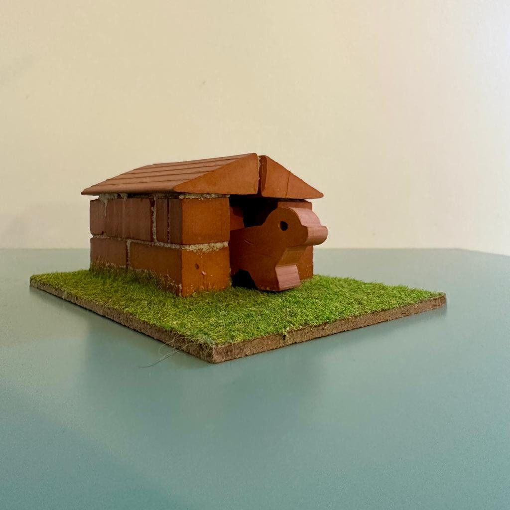 teifoc Hundehütte Steinbaukasten, (Lernspielzeug, 17 St., Bastelset), Kreativspielzeug, Made in Germany