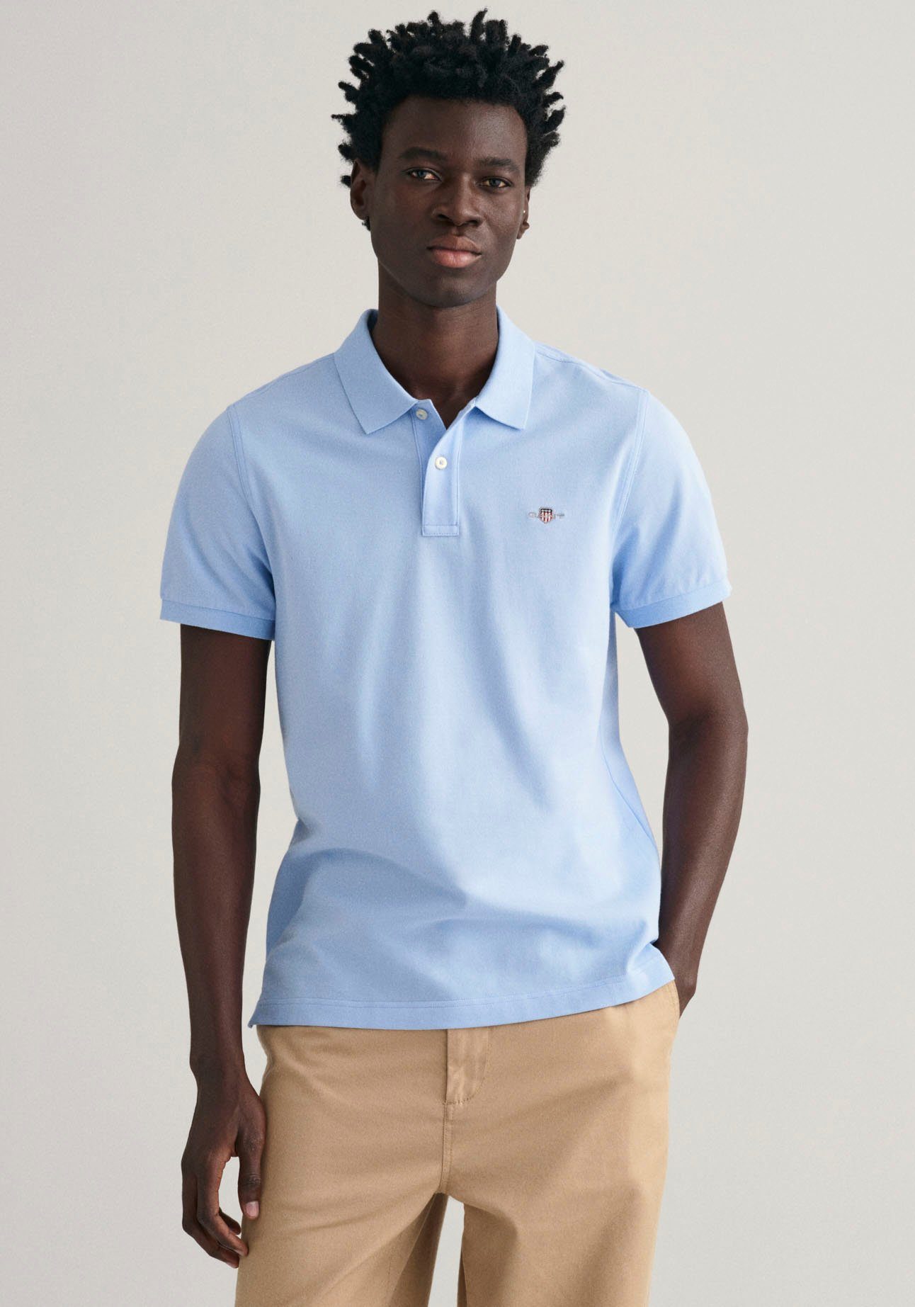 Gant Poloshirt 2062026 Herren Kontrast Pique Poloshirt aus Better Cotton günstig online kaufen