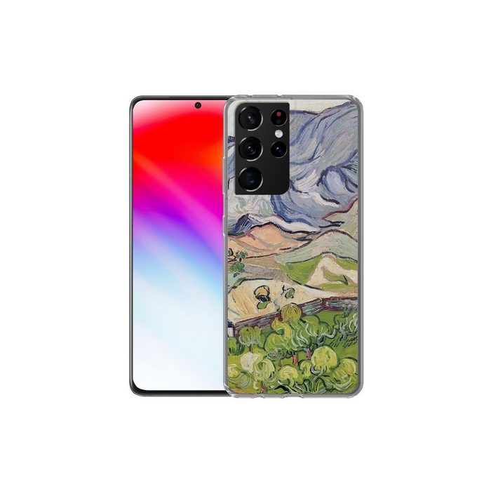 MuchoWow Handyhülle Die Alpen - Vincent van Gogh Phone Case Handyhülle Samsung Galaxy S21 Ultra Silikon Schutzhülle