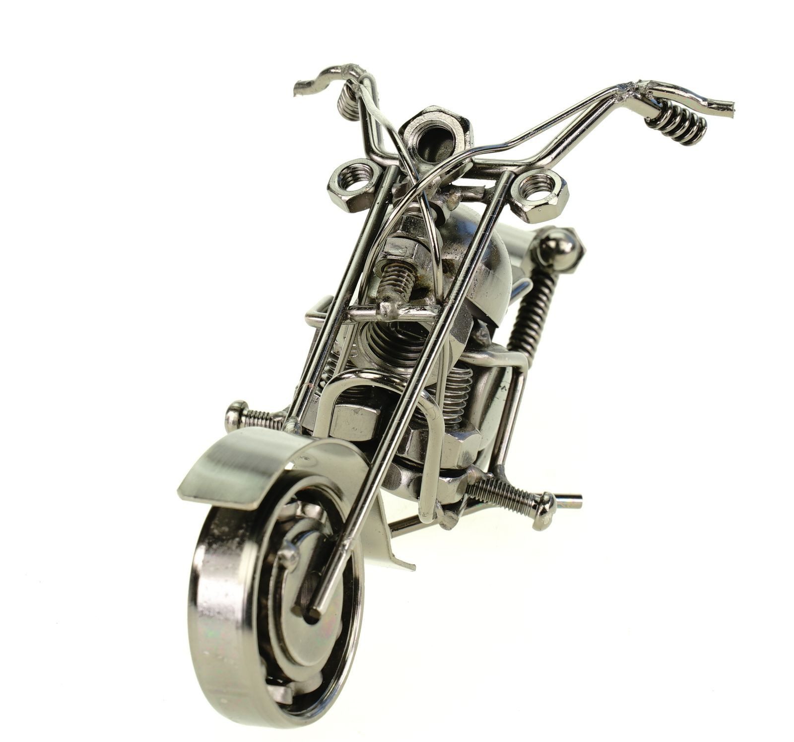 Kremers Schatzkiste Spardose Deko Bike Motorrad aus Metall 15cm Deko Geldgeschenk Bike Shopper