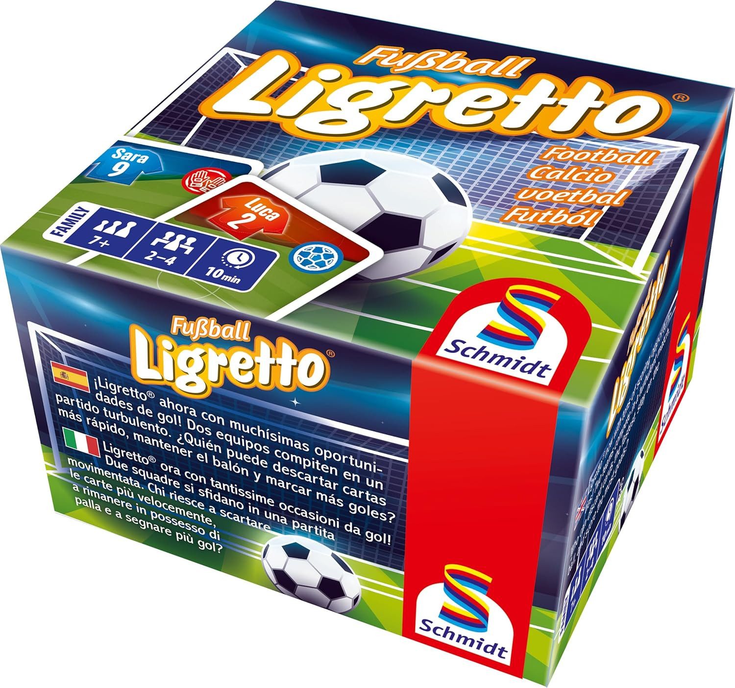 Schmidt Spiele Spiel Ligretto Fußball Kartenspiel 2-4 Spieler ab 7 Jahren