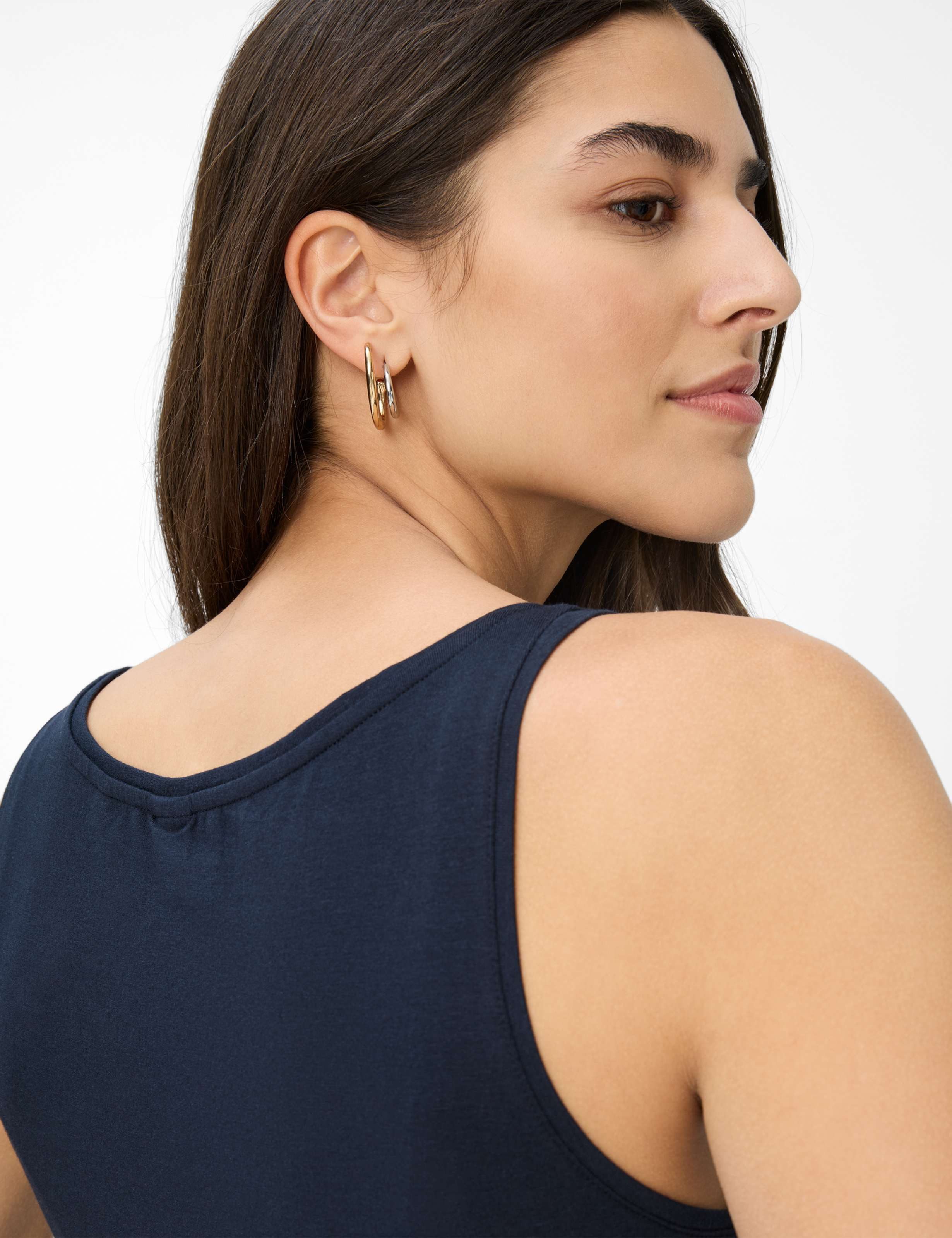 Brax Kurzarmshirt Style SILVY Jersey: Top im Baumwoll-Modal-Mix – Bild 5 von 5