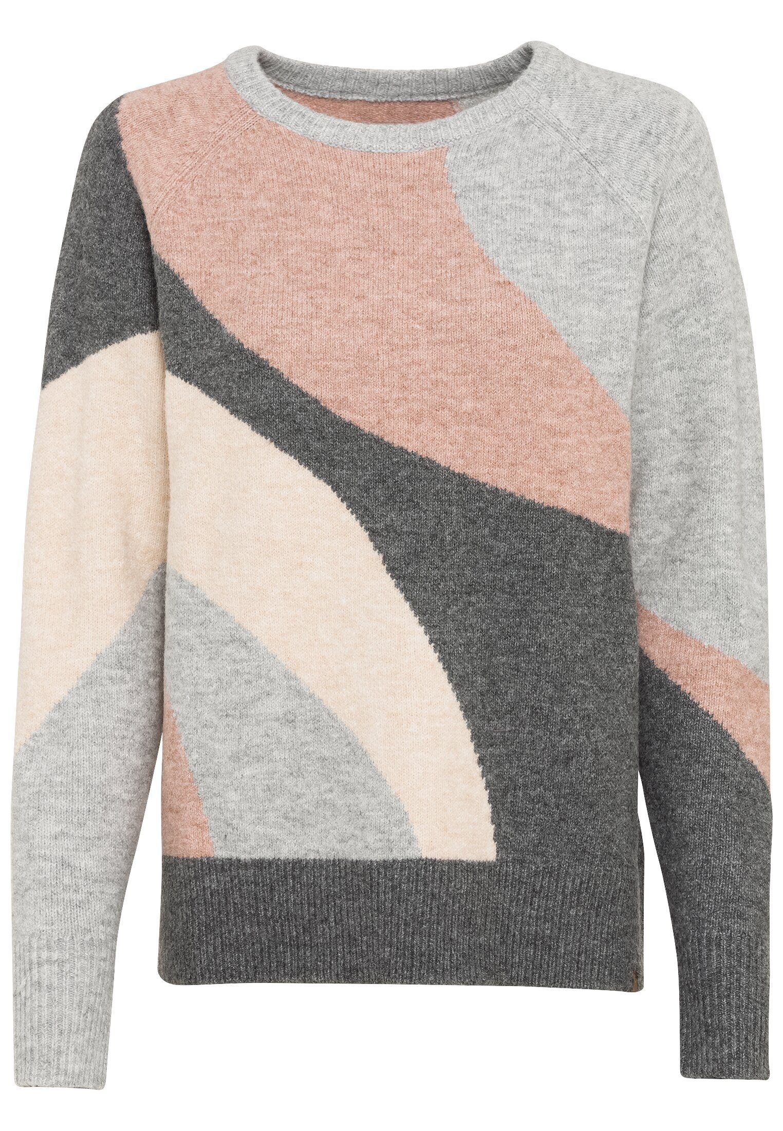 camel active Strickpullover Intarsien Strickpullover mit günstig online kaufen