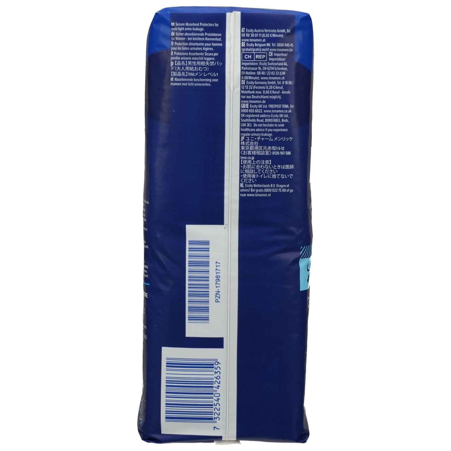 TENA Inkontinenz-Einlage TENA MEN Active Fit Level 1 Inkontinenz Einlagen 24St PZN 17981717