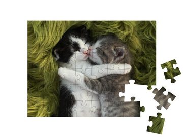 puzzleYOU Puzzle Zwei kuschelige Kätzchen, 48 Puzzleteile, puzzleYOU-Kollektionen Katzen-Puzzles