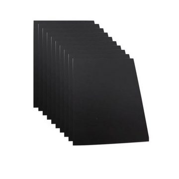 Magnet 5er-Pack flexible Magnetfolie DIN A4 Größe 210x297x0,6 mm Schwarz (5-St)