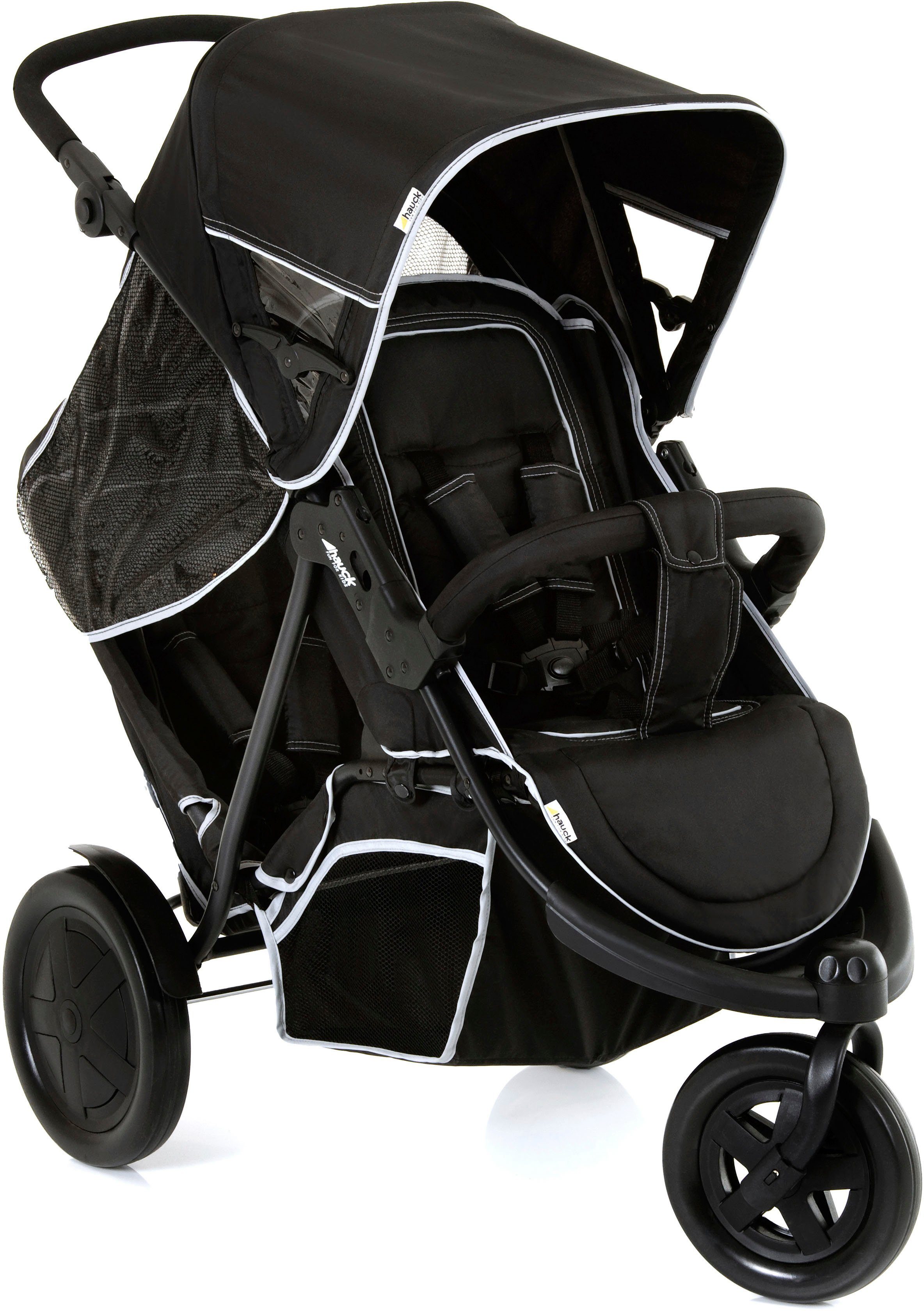 Geschwisterwagen Freerider black