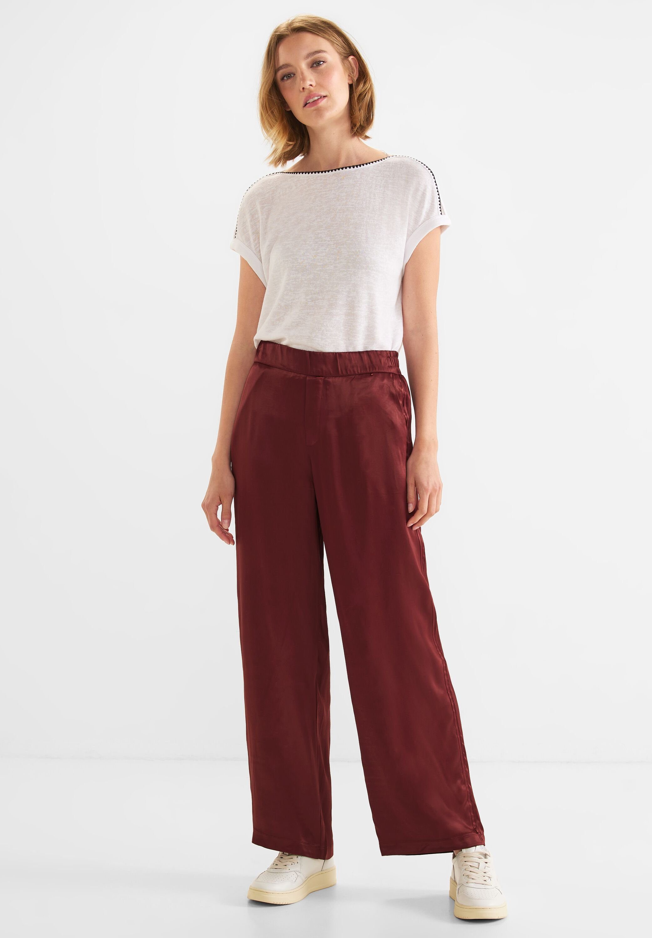 Culotte Unifarbe in foxy red STREET dark ONE