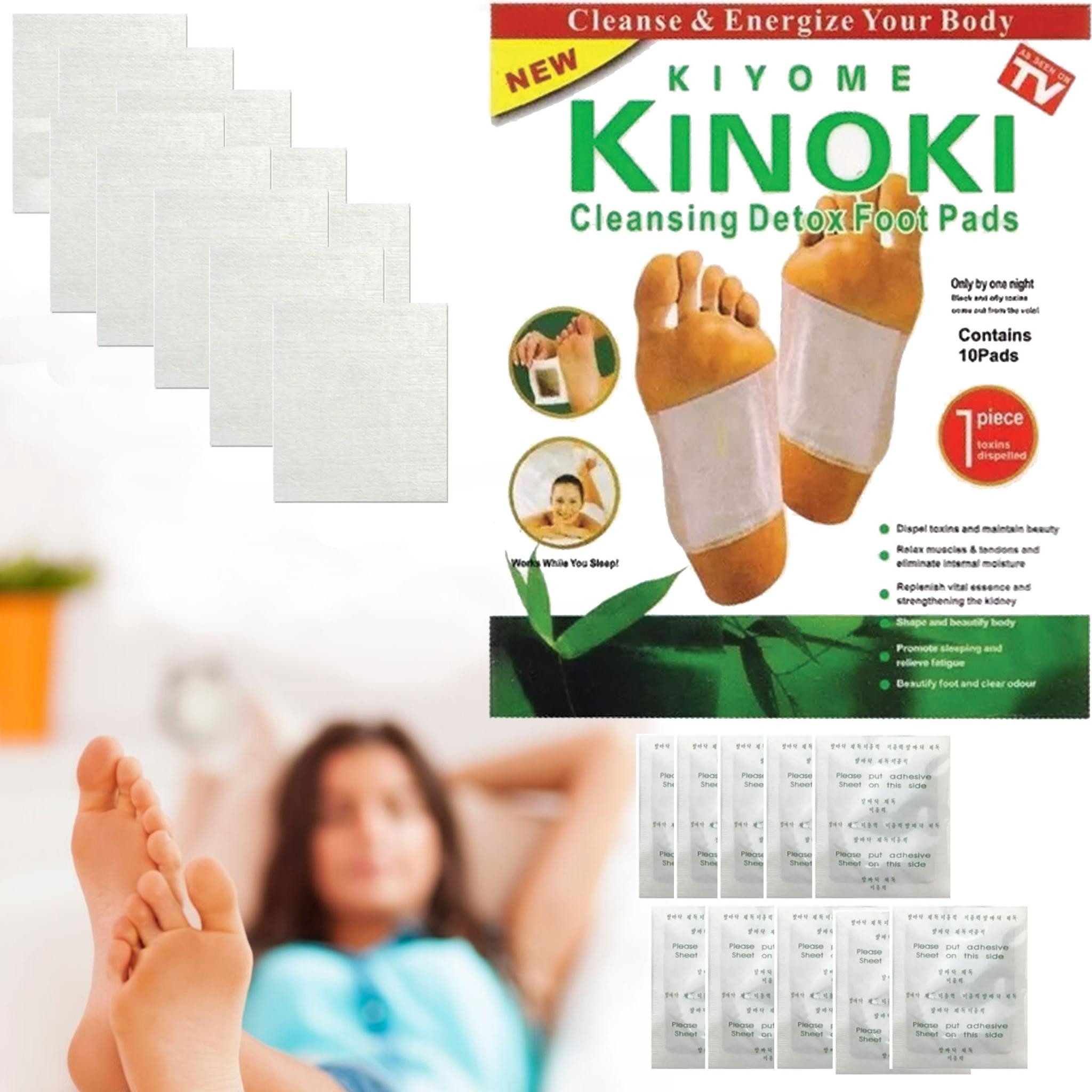 Fußmaske Kinoki Detox Fußpflaster – Pflanzliche Körperreinigungspflaster