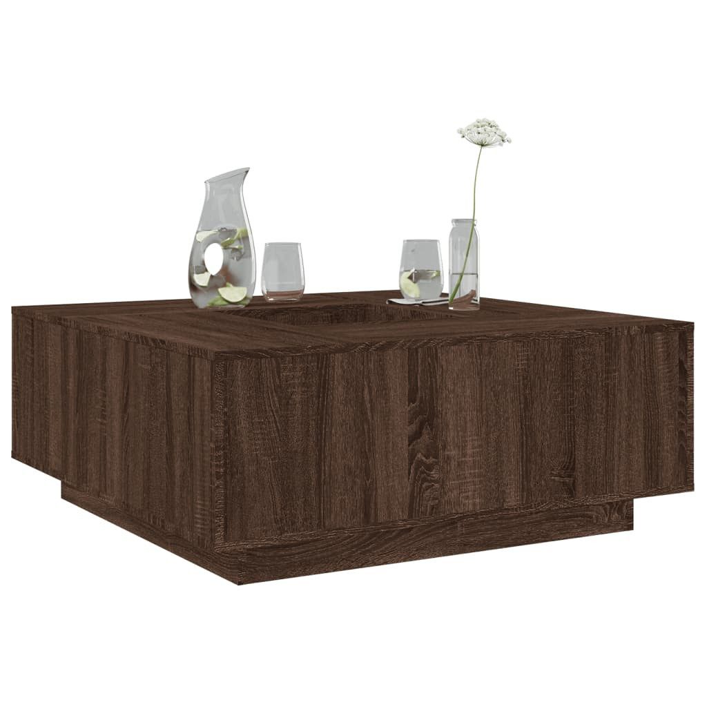 vidaXL Couchtisch, Couchtisch Braun Eichen-Optik 100x100x40 cm Holzwerkstof günstig online kaufen