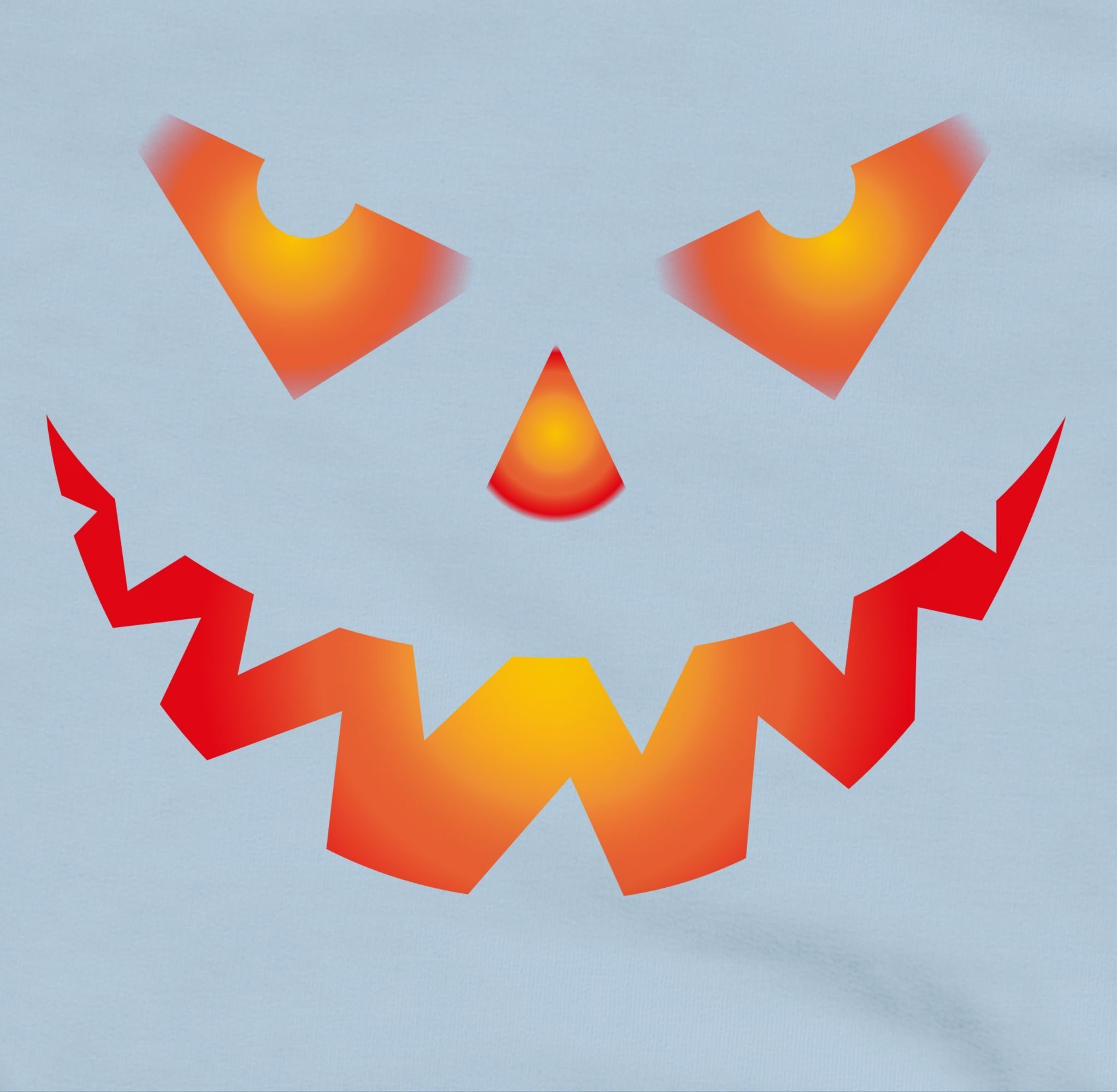 Halloween Kostüme Gruselig Kürbis Hellblau Kinder Halloween 2 Kürbisgesicht Gesicht Shirtracer Gruseliger für Hoodie Böse
