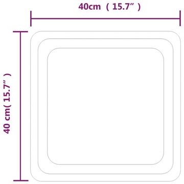 vidaXL Spiegel LED-Badspiegel 40x40 cm (1-St)