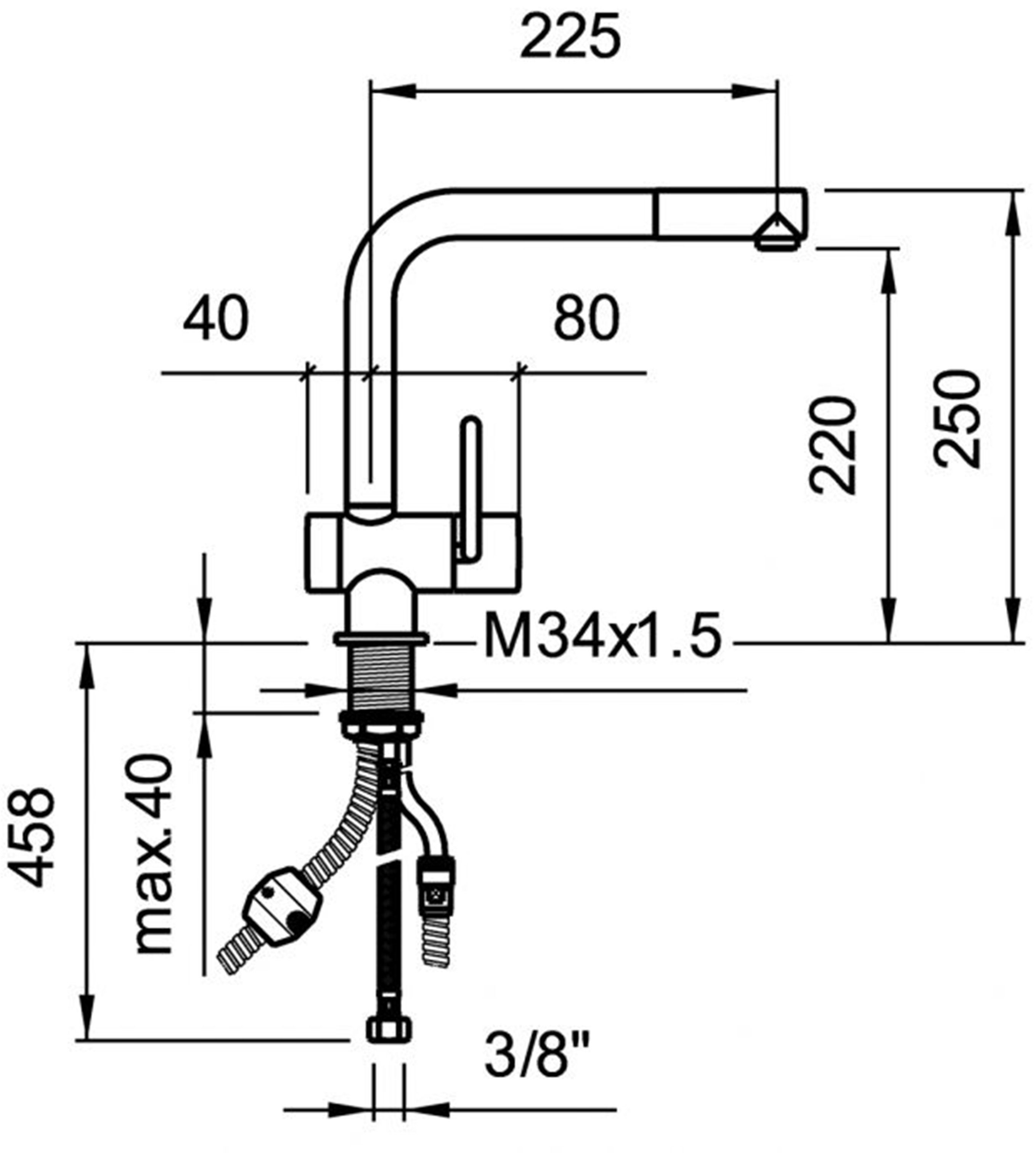 arwa Küchenarmatur LAUFEN ARWA Twin 9.89673.100.001 Chrom SB (1-St) Schweizer Markenprodukt, Küchenarmatur mit Schwenkauslauf