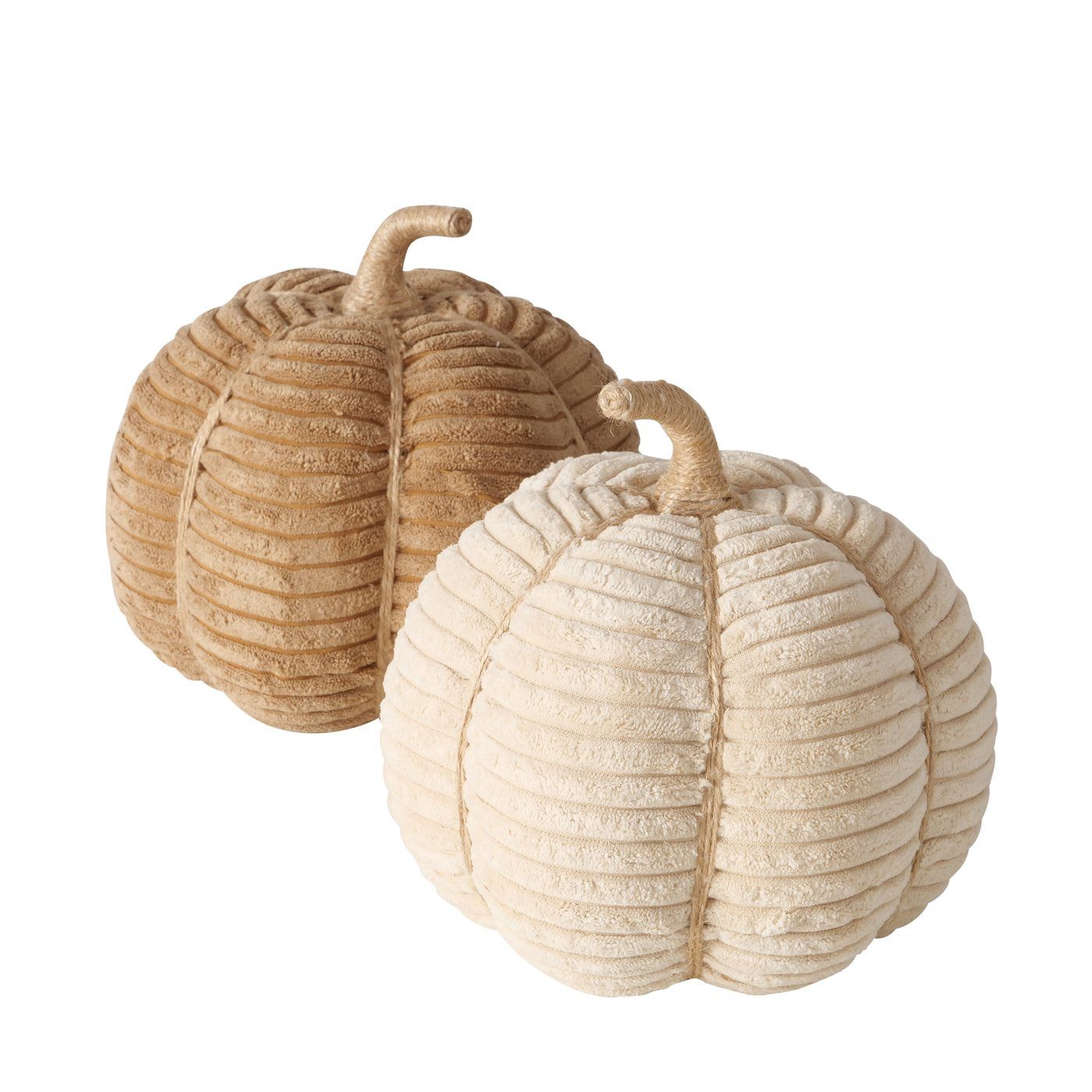 Dekofigur Dekoaufsteller Cordy, Kürbis, 1 Stück, 19 cm hoch, Jute