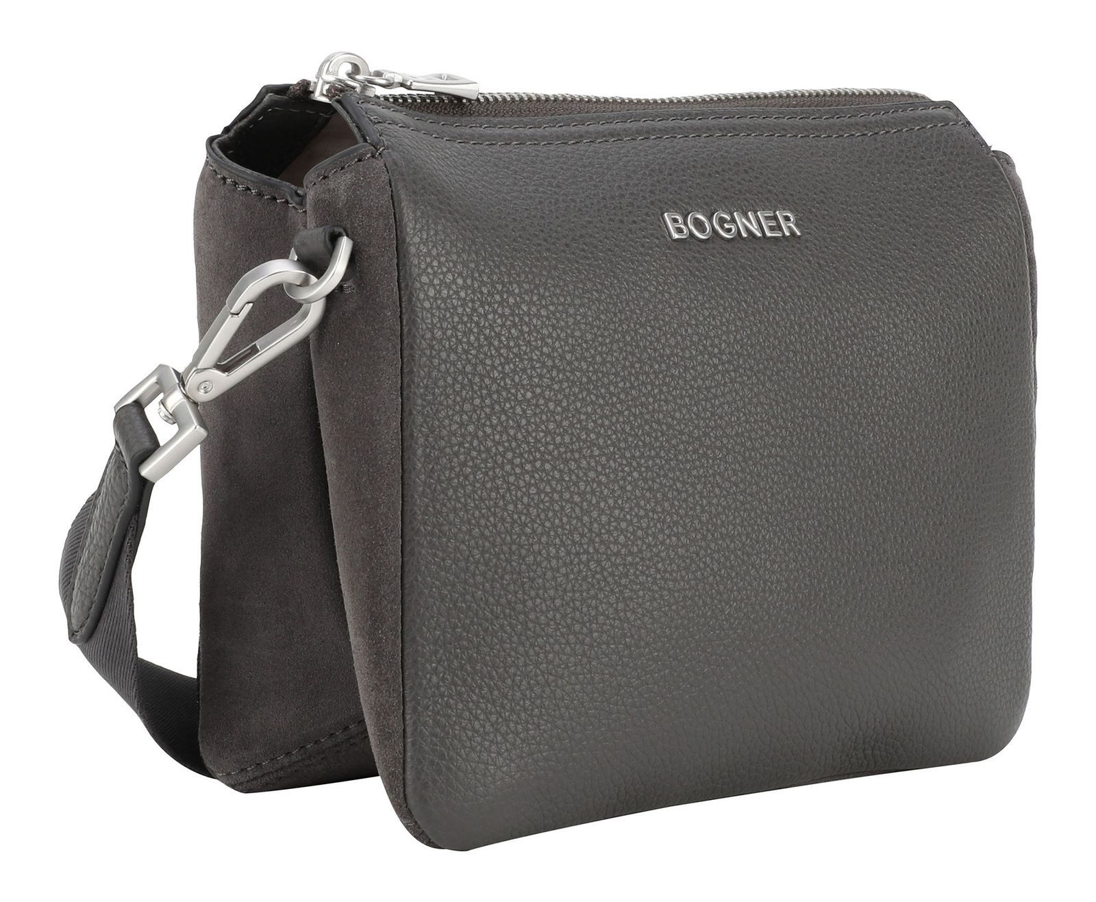 BOGNER Schultertasche Gulia Shoulderbag, aus echtem Rindsleder
