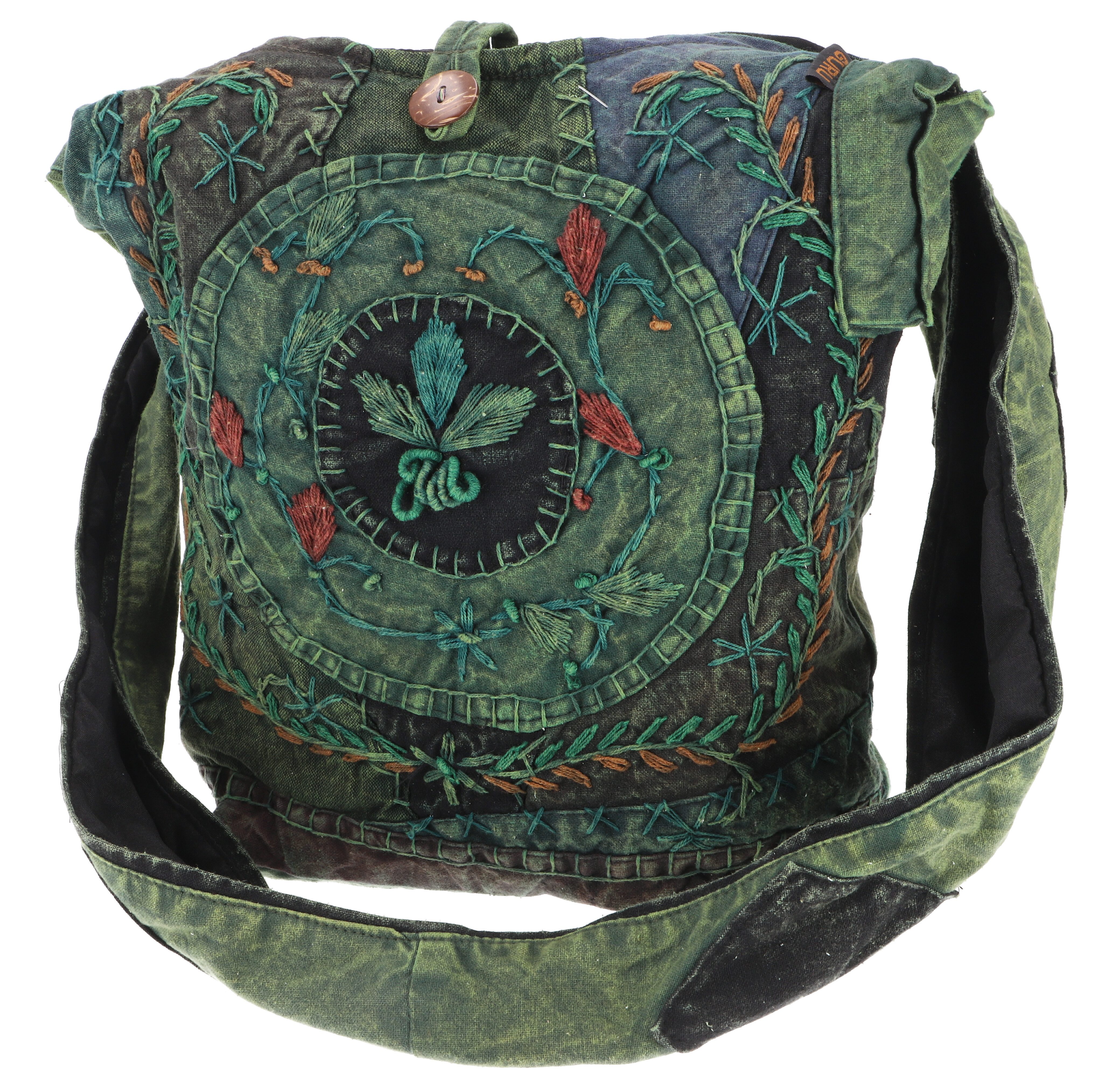 Schultertasche Batik Sadhu Bag, Hippie Tasche, Goa..