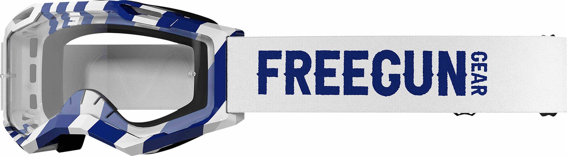 Freegun Motorradbrille Danger Motocross Brille, Mit Band,Kratzfest