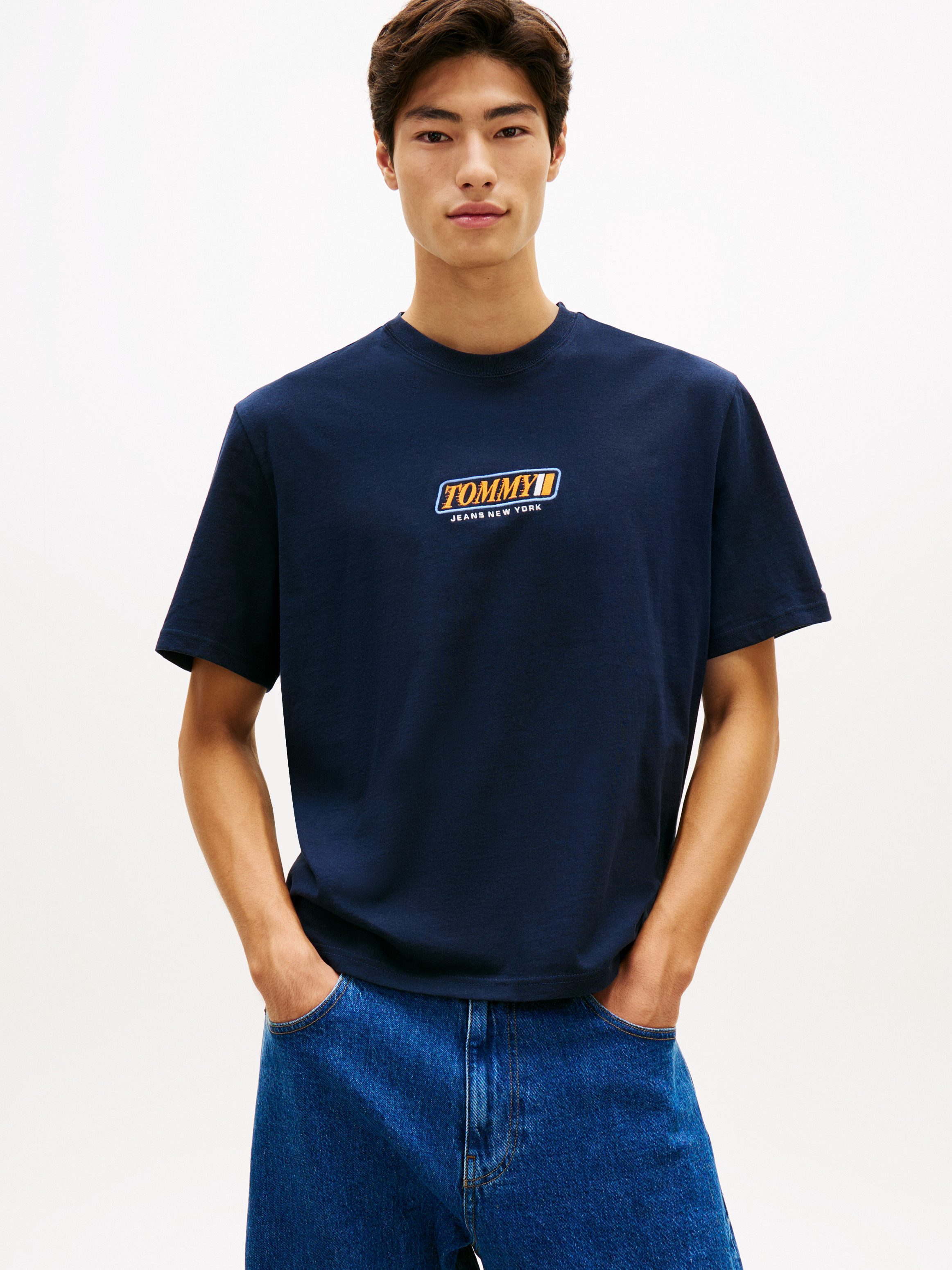Tommy Jeans T-Shirt 90S VINTAGE LA Regular fit mit Markenprint