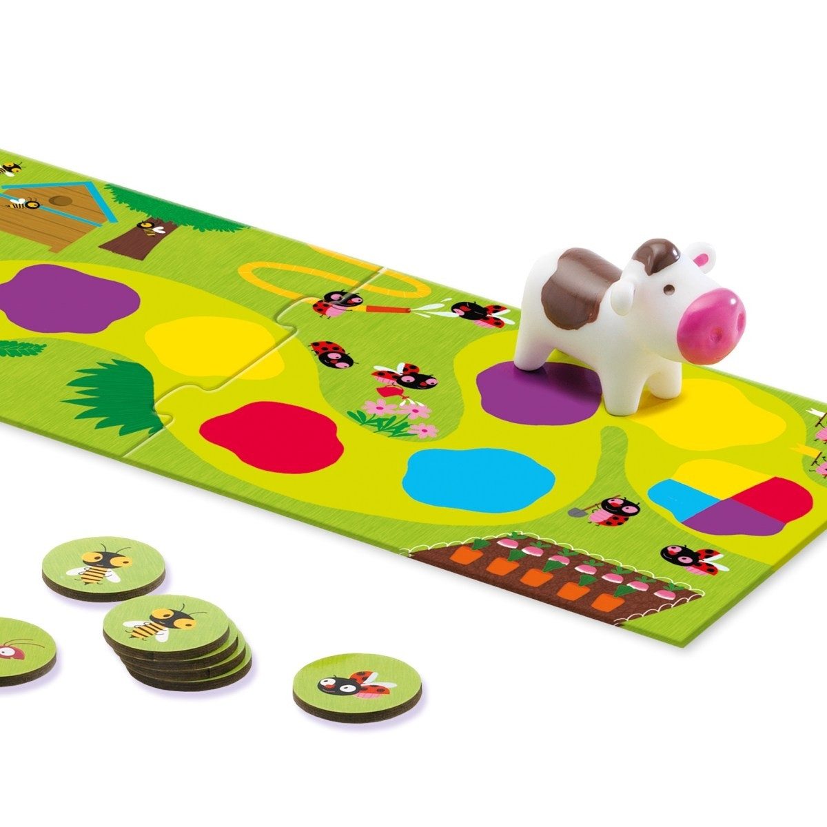 DJECO Lernspielzeug Erste Spiele: Little Circuit Erstes Spiel für Kinder mit Lernwert, Erstes Spiel