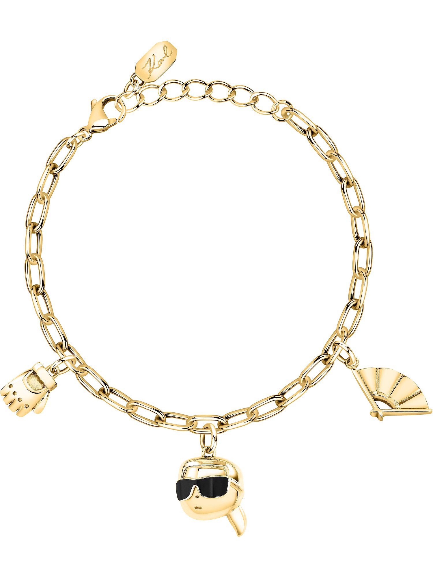 KARL LAGERFELD Armband Karl Lagerfeld Damen-Armband Edelstahl