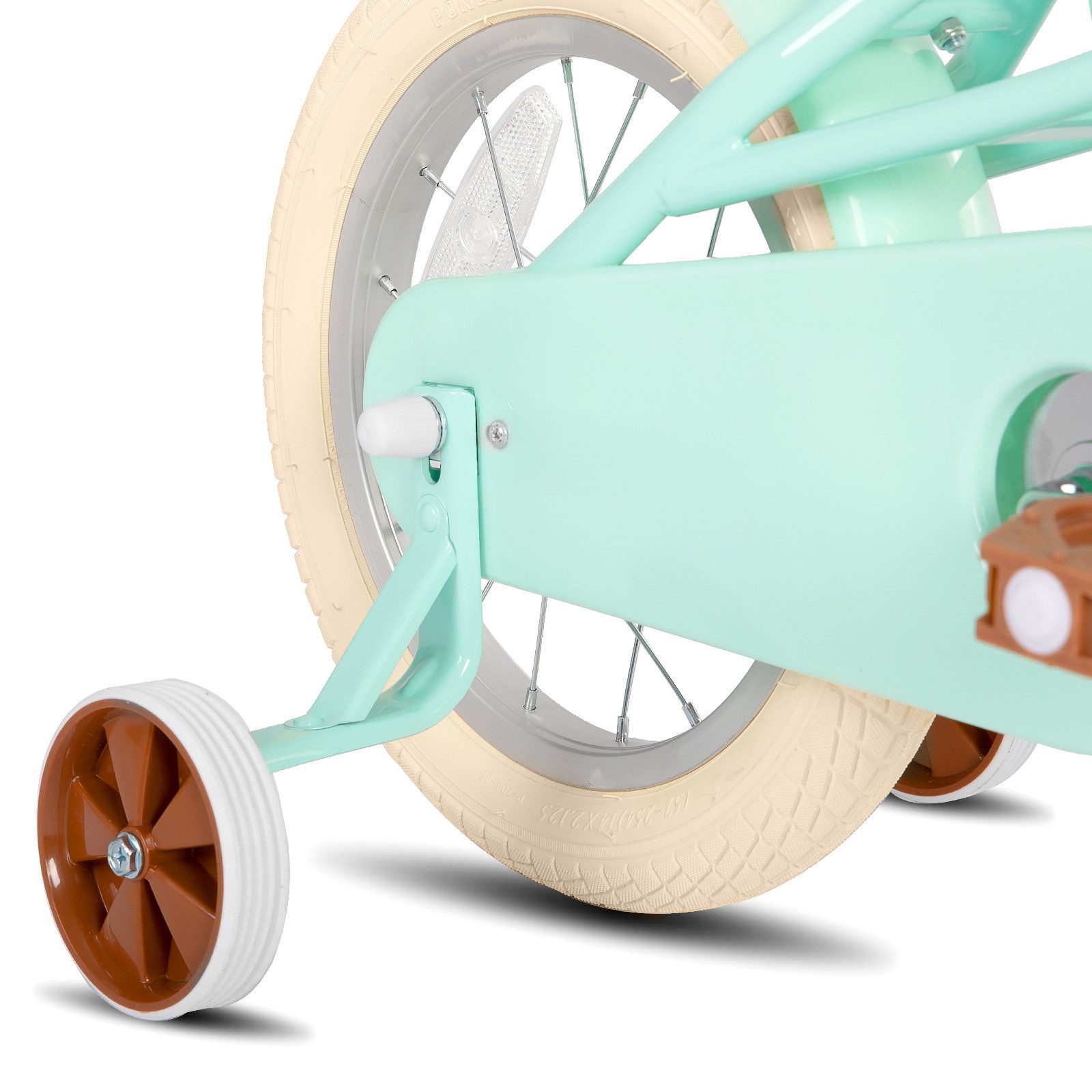 JOYSTAR Kinderfahrrad 12/14/16/18/20 Kinderfahrrad für 2-13 Jahre alte Mädchen, 12" 14" 16" Zoll mit Stützrädern & Korb, Kotflügel 20 Zoll mit Ständer