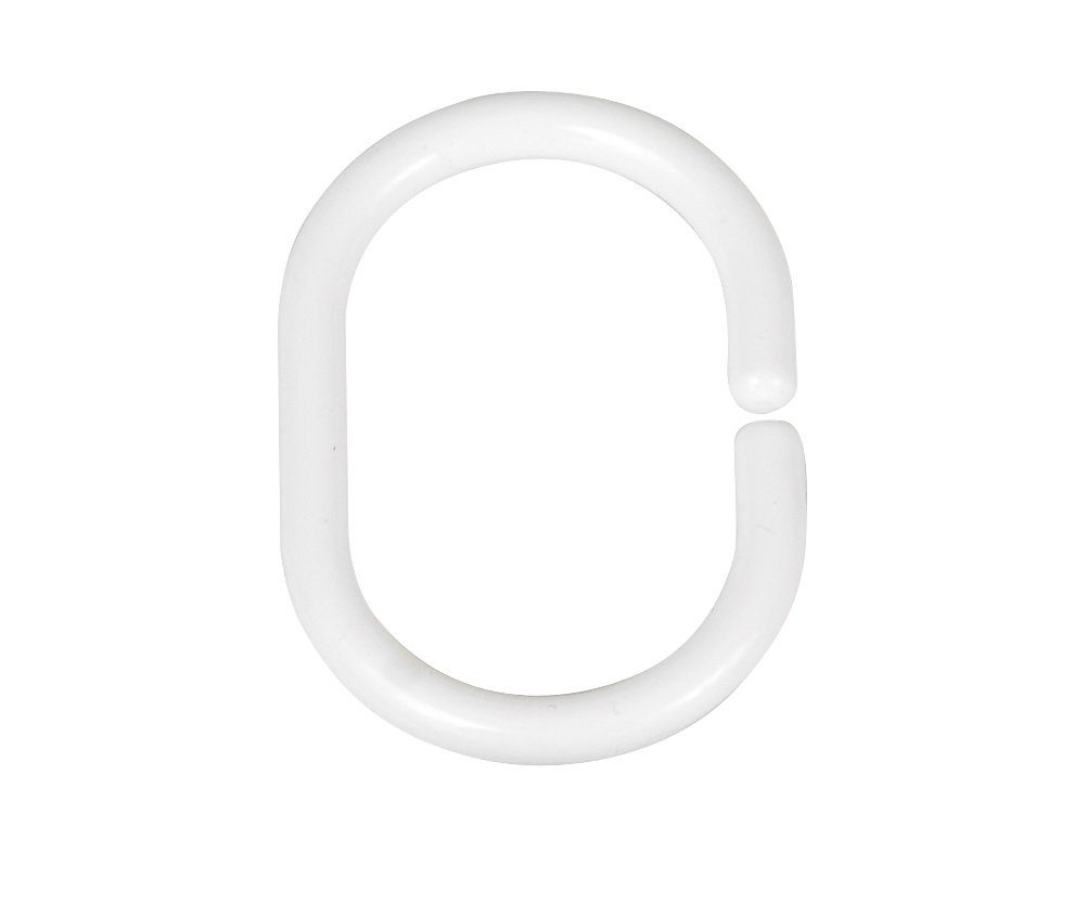 WENKO Badaccessoire-Set WENKO Duschvorhangringe Klein Weiß (12 Stk) günstig online kaufen