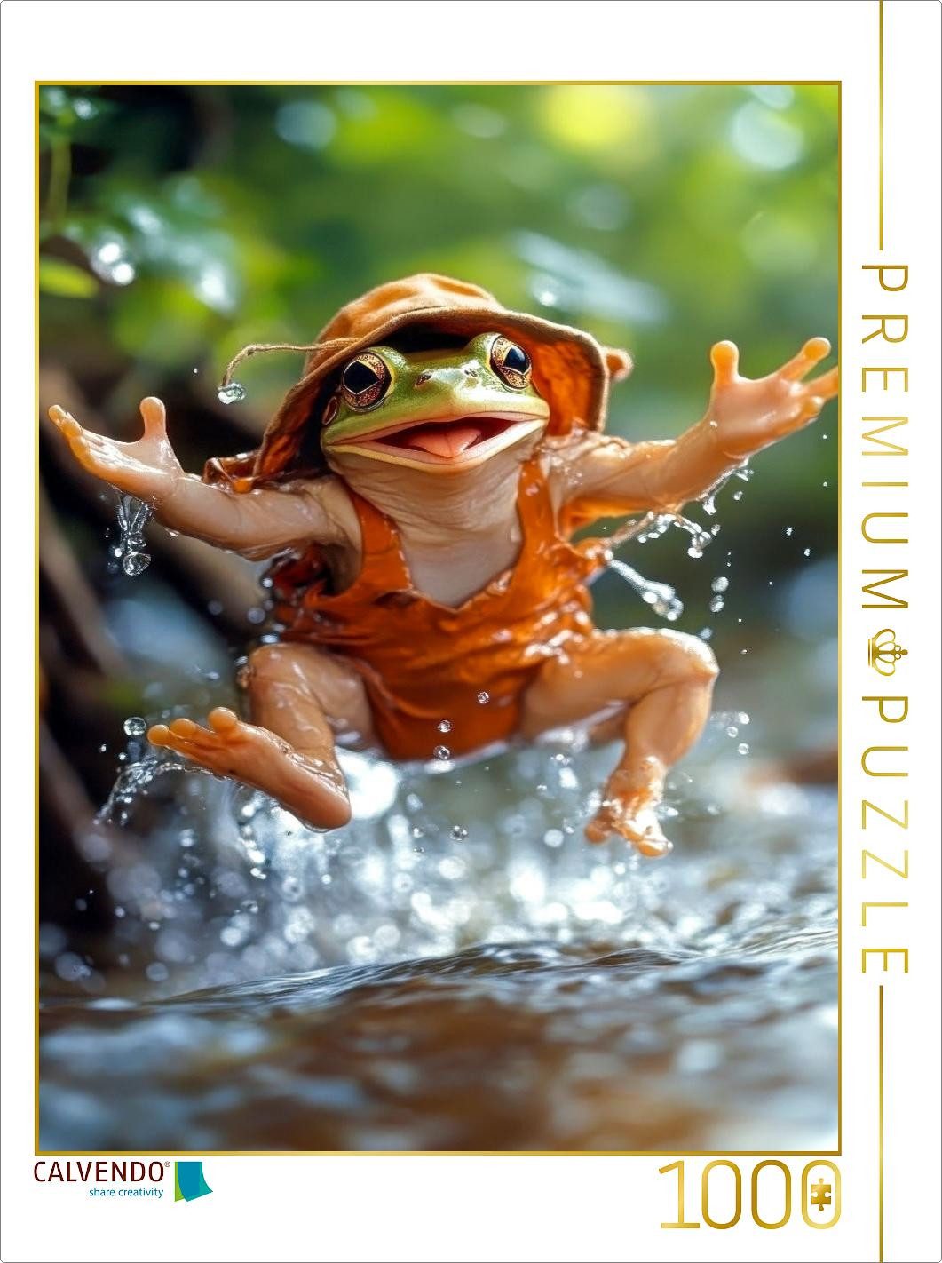 CALVENDO Puzzle CALVENDO Puzzle Frogs, 1000 pieces, finished size 25.2 × 18.9 in (64, 1000 Puzzleteile
