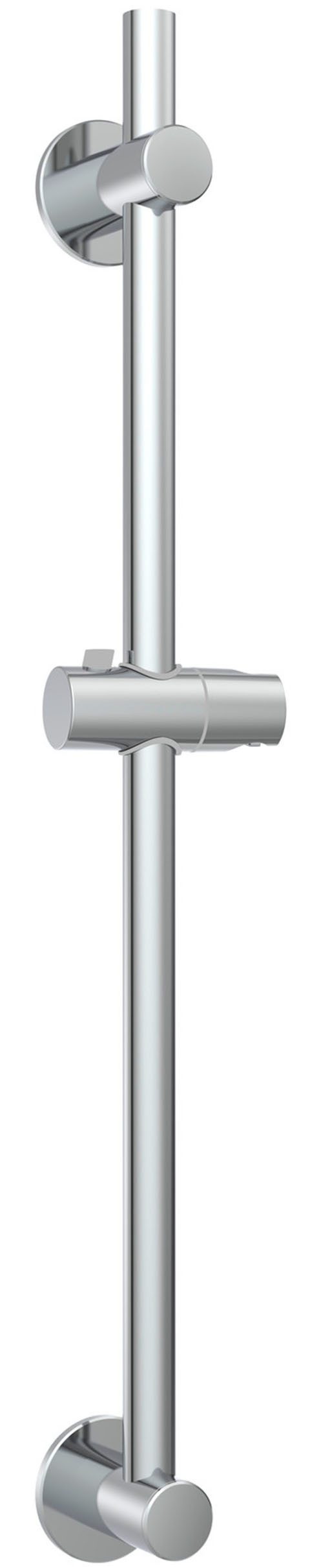 WENKO Duschstange, Brausestange aus Edelstahl, 70 cm, einfache Montage ohne Bohren