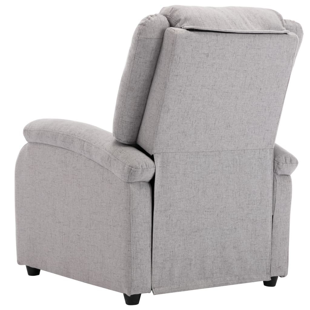 Stoff Sessel TV-Relaxsessel Hellgrau furnicato