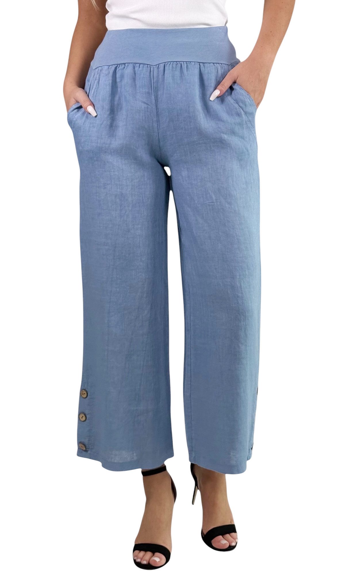 Mississhop Leinenhose Leinenhose 100 % Leinen günstig online kaufen