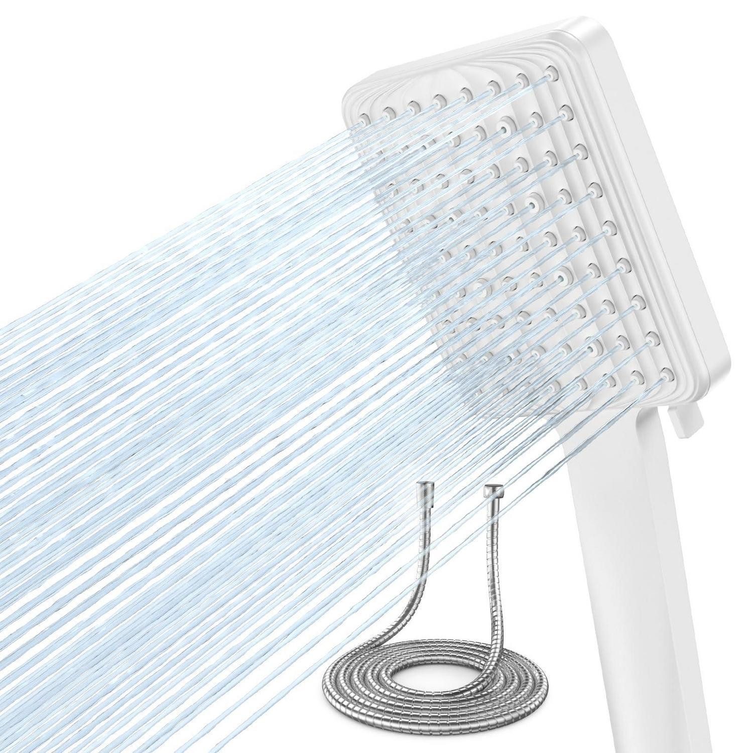 LuxusKollektion Handbrause Duschkopf Regendusche 6 Strahlarten 1,8 m Schlauch