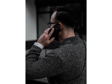 GOLDBLACK Handyhülle iPHONE 11 PRO LEDERHÜLLE MIT NECKLACE CROCO SCHWAR 14,86 cm (5,85 Zoll)