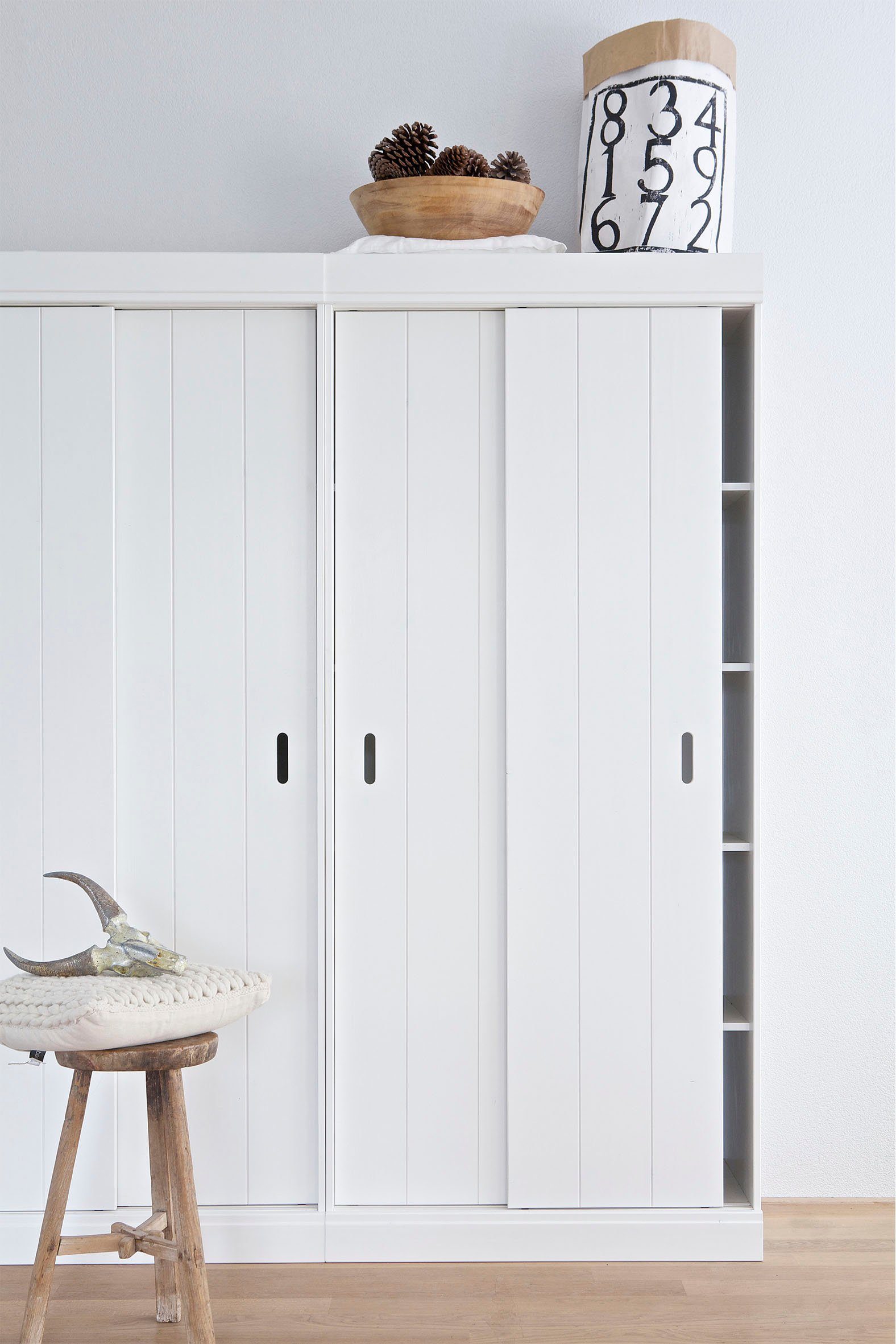 WOOOD Шкафыschrank Row mit Schiebetür, Breite 84 cm
