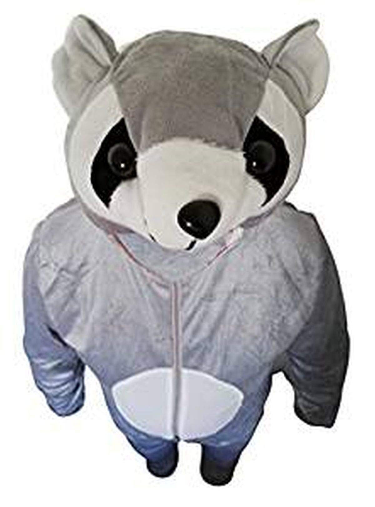 Ikumaal Costume Raccoon Costume, J21, Adult, Carnival Mardi Gras
