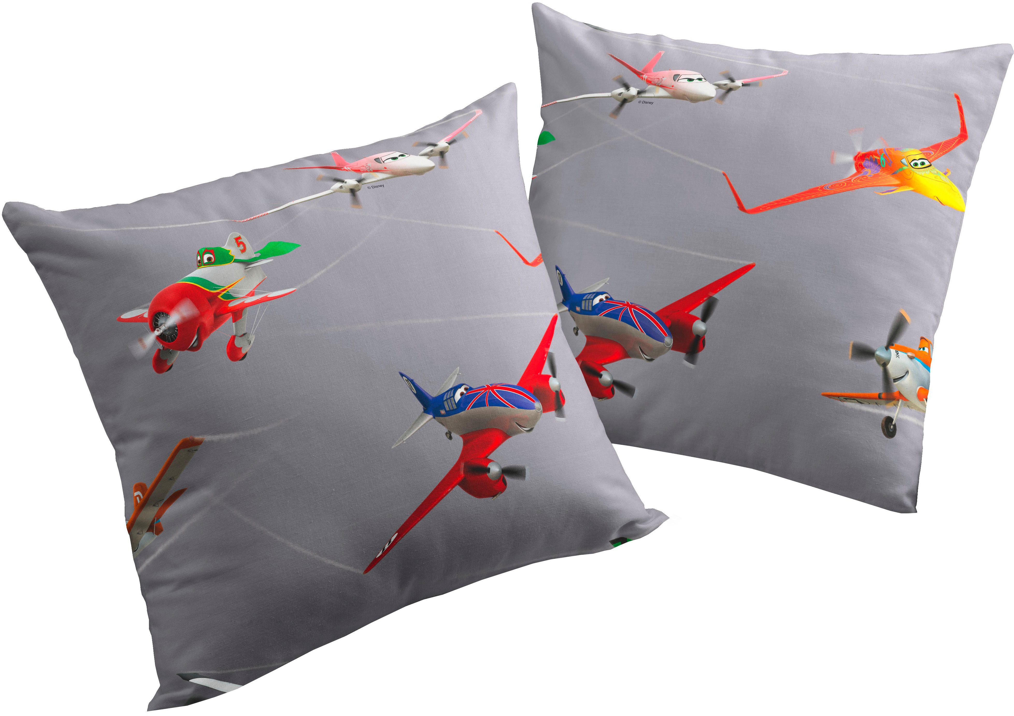 Wirth Декоративные подушки Planes Action, Disney, Подушкиhülle ohne Füllung, 2 Stück
