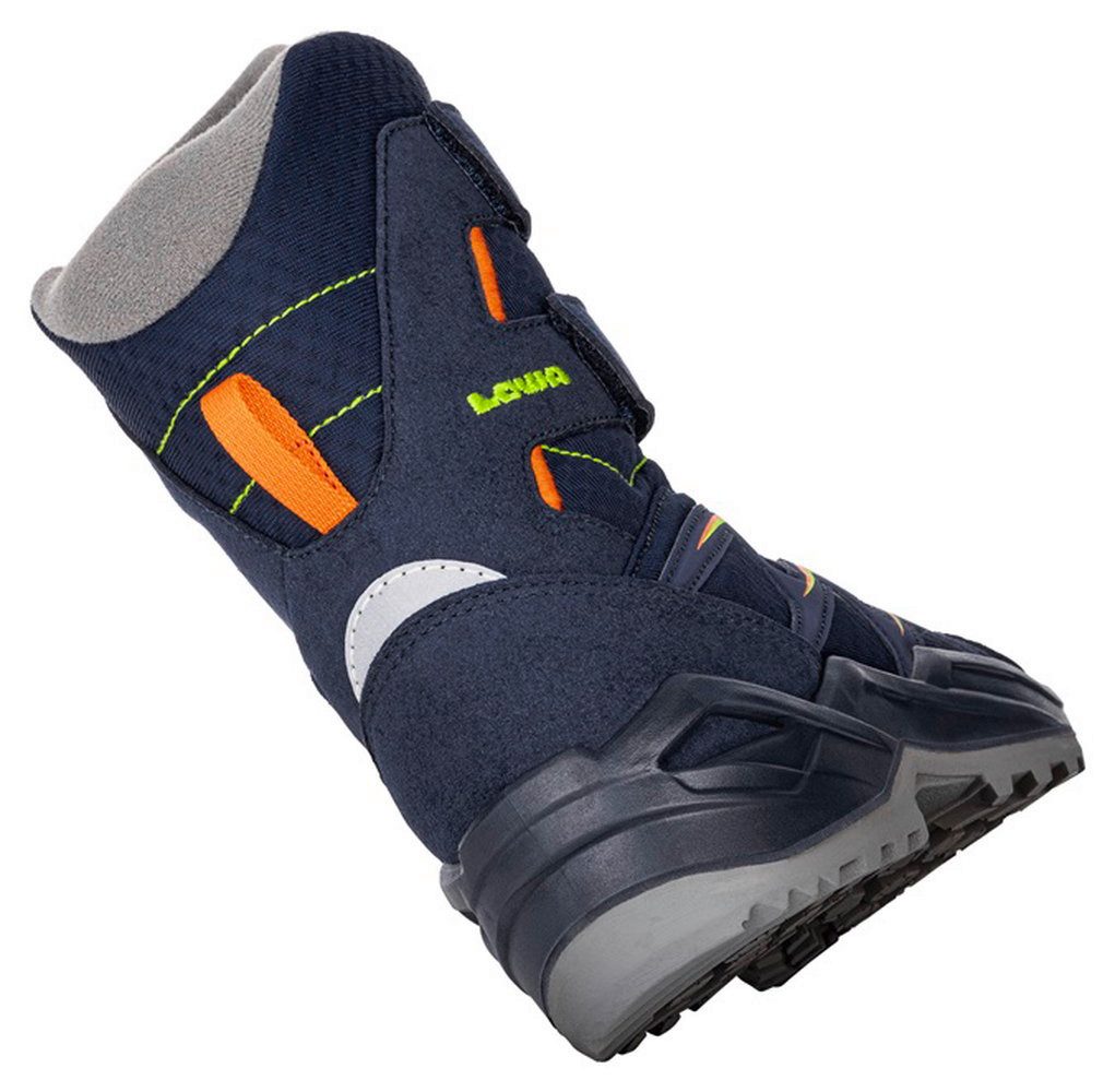 Lowa Maddox Warm High GTX (Textil/Synthetik, wasserdicht) navyblau/orange Winterstiefel – Bild 5 von 5