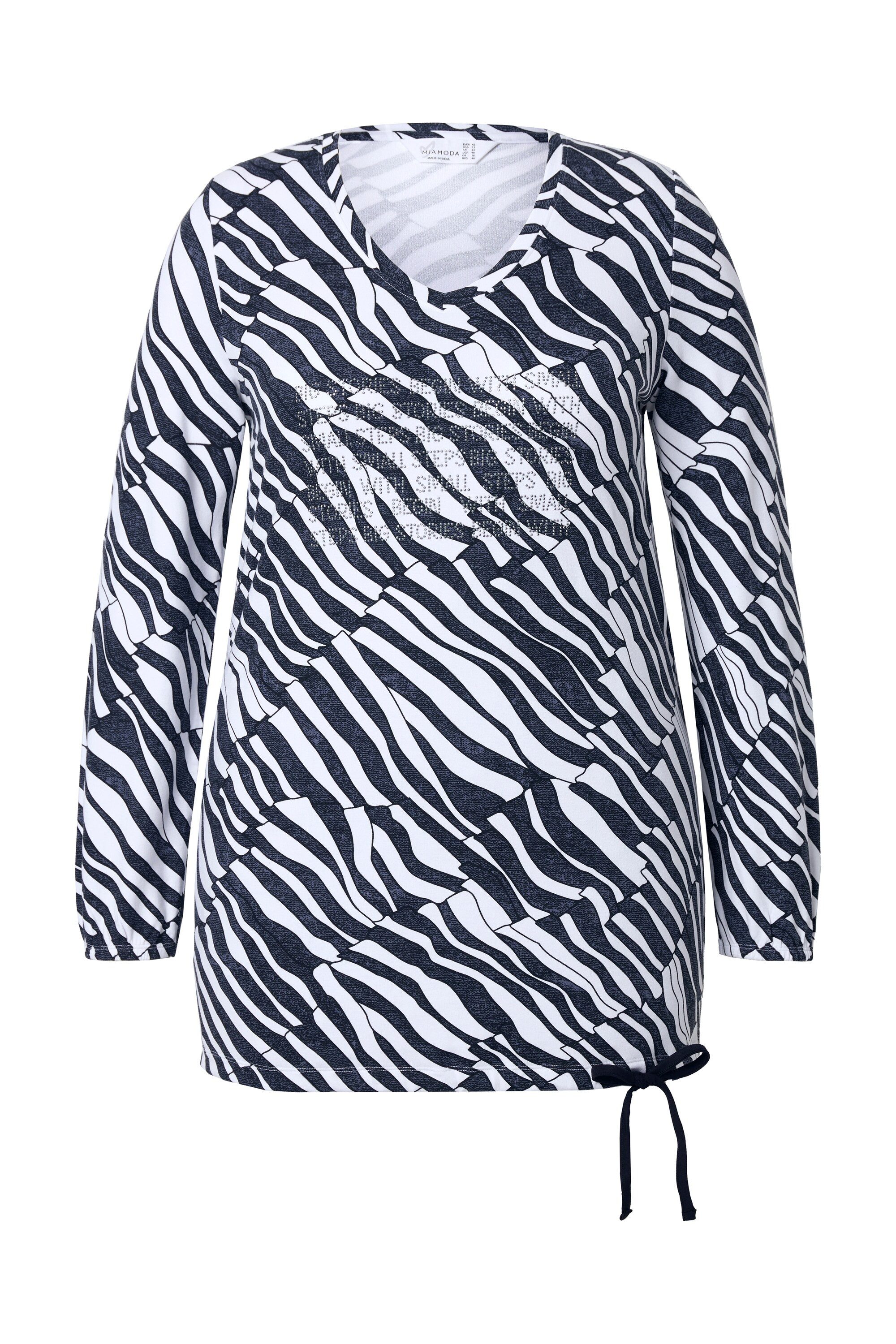 MIAMODA T-Shirt T-Shirt Classic Fit Grafikmuster günstig online kaufen