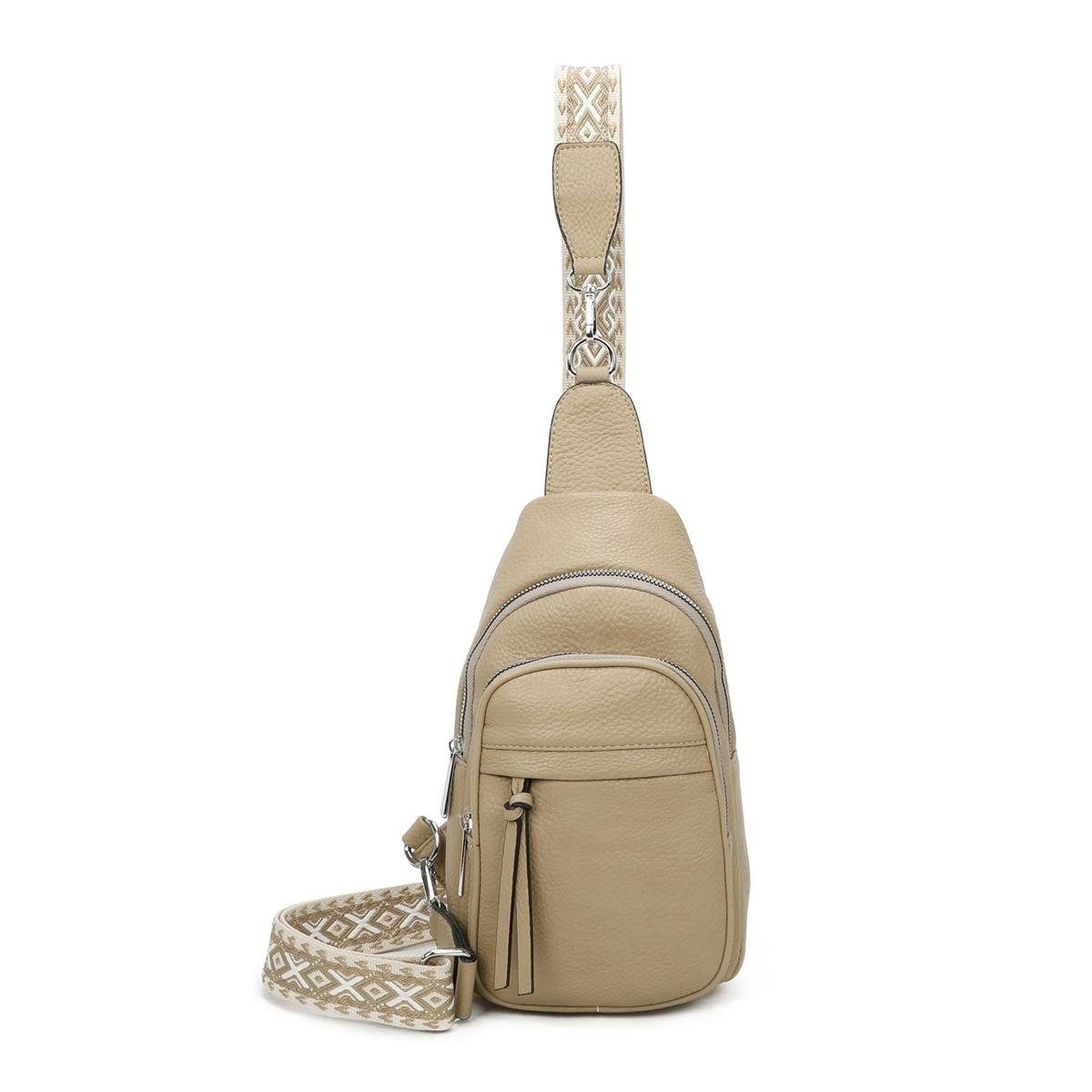 Schultertasche Damen Sling-Tasche Crossbody Brusttasche Bodybag