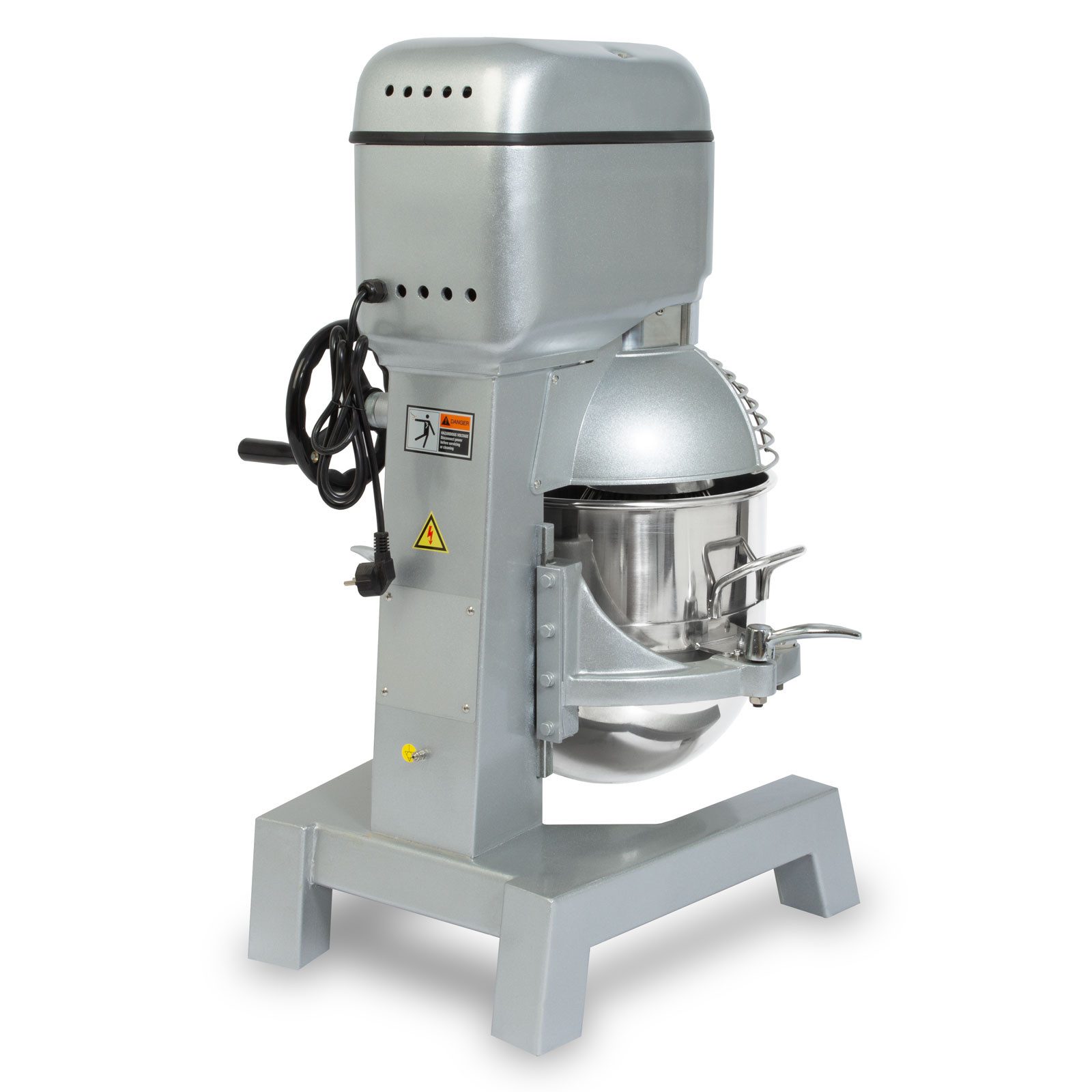 vertes Küchenmaschine, 1500 W, 40L Kapazität, Edelstahl Rührschüssel, 3 Stufen 80, 160 und 310 U/min