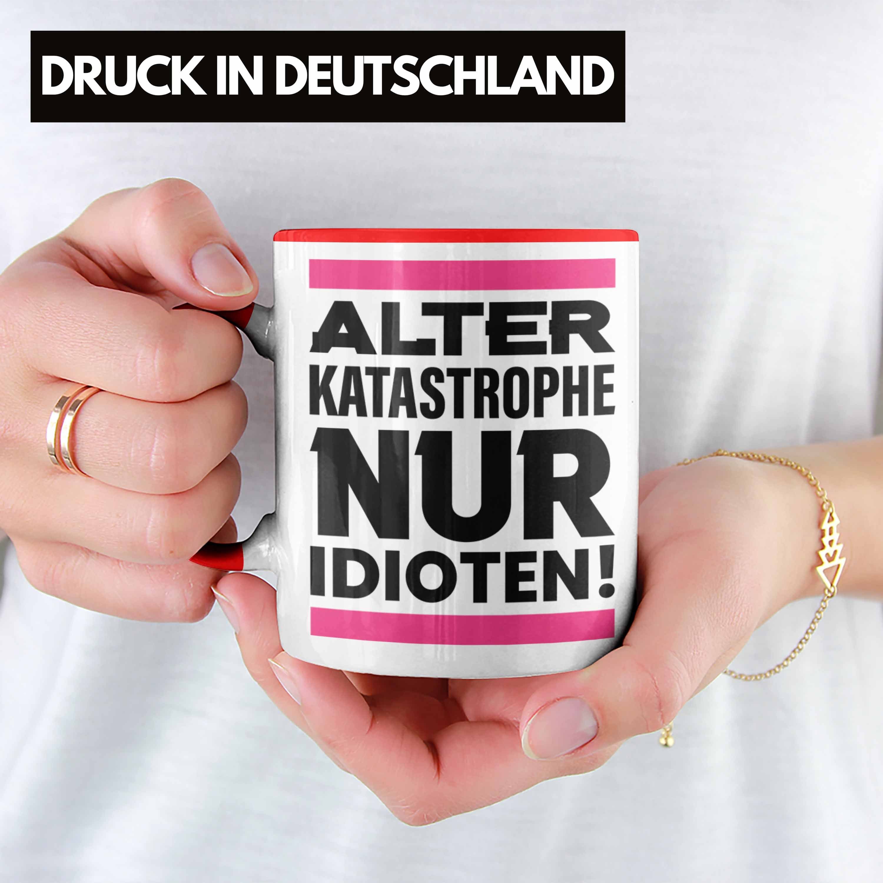 Kollegin Katasrophe Trendation Idioten Arbeit Tasse Geschenkidee Lustiger Trendation Frauen - Nur Rot Alter Spruch Geschenk Tasse