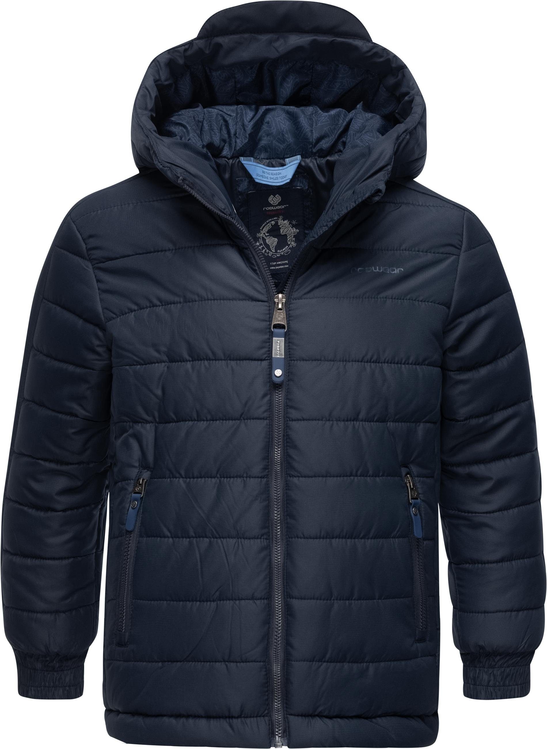 Ragwear Winterjacke Coolio Gesteppte Winter-Outdoorjacke mit Kapuze