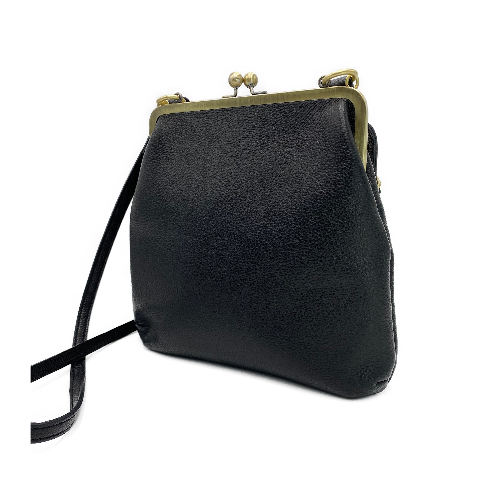 Taschenkinder Schultertasche Vintage Ledertasche Damen - Handtasche Zoe, Retro Umhängetasche, Echtes Leder vom Rind