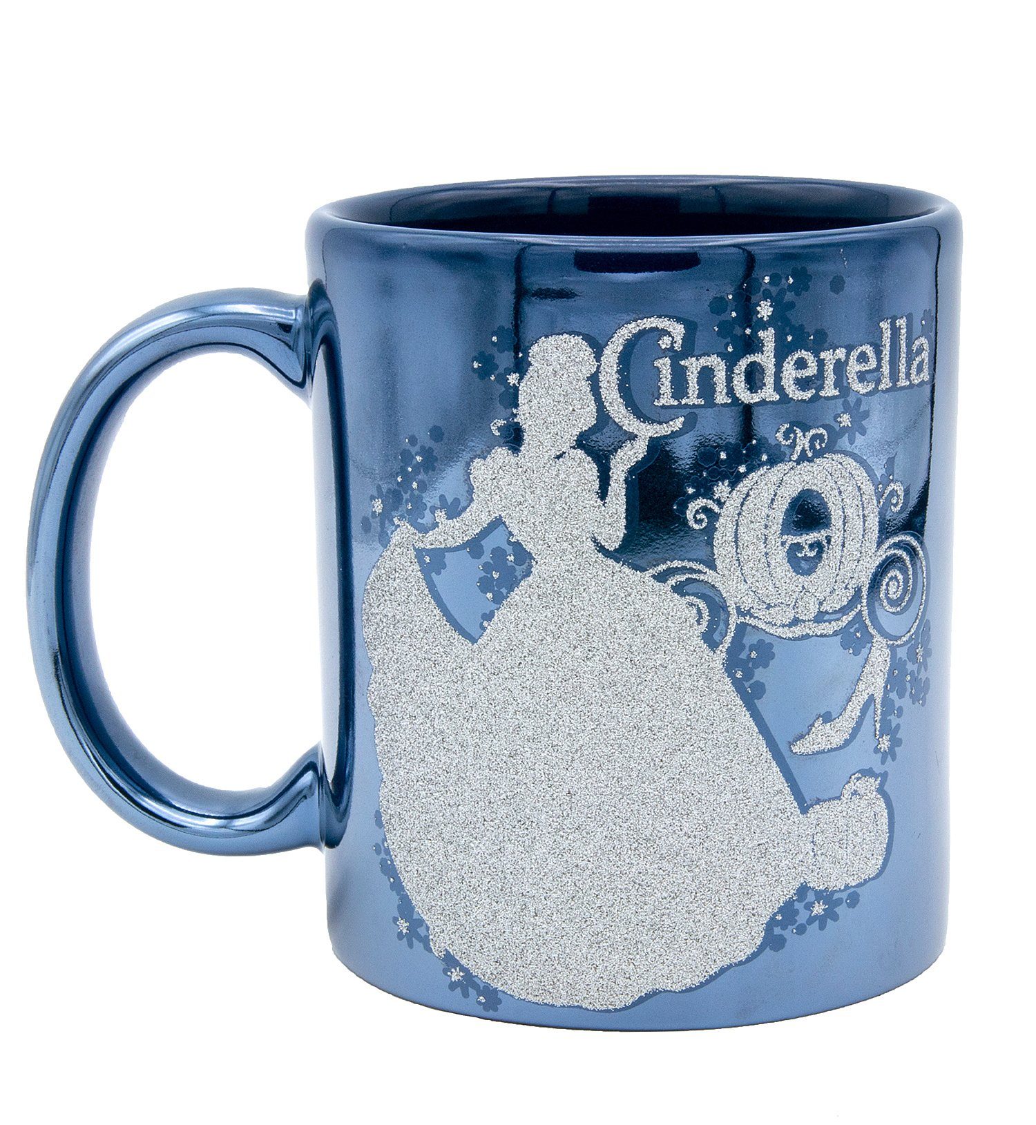 Joy Toy Tasse Metall Cinderella White & Princesses Metallic, Disney Tasse Snow