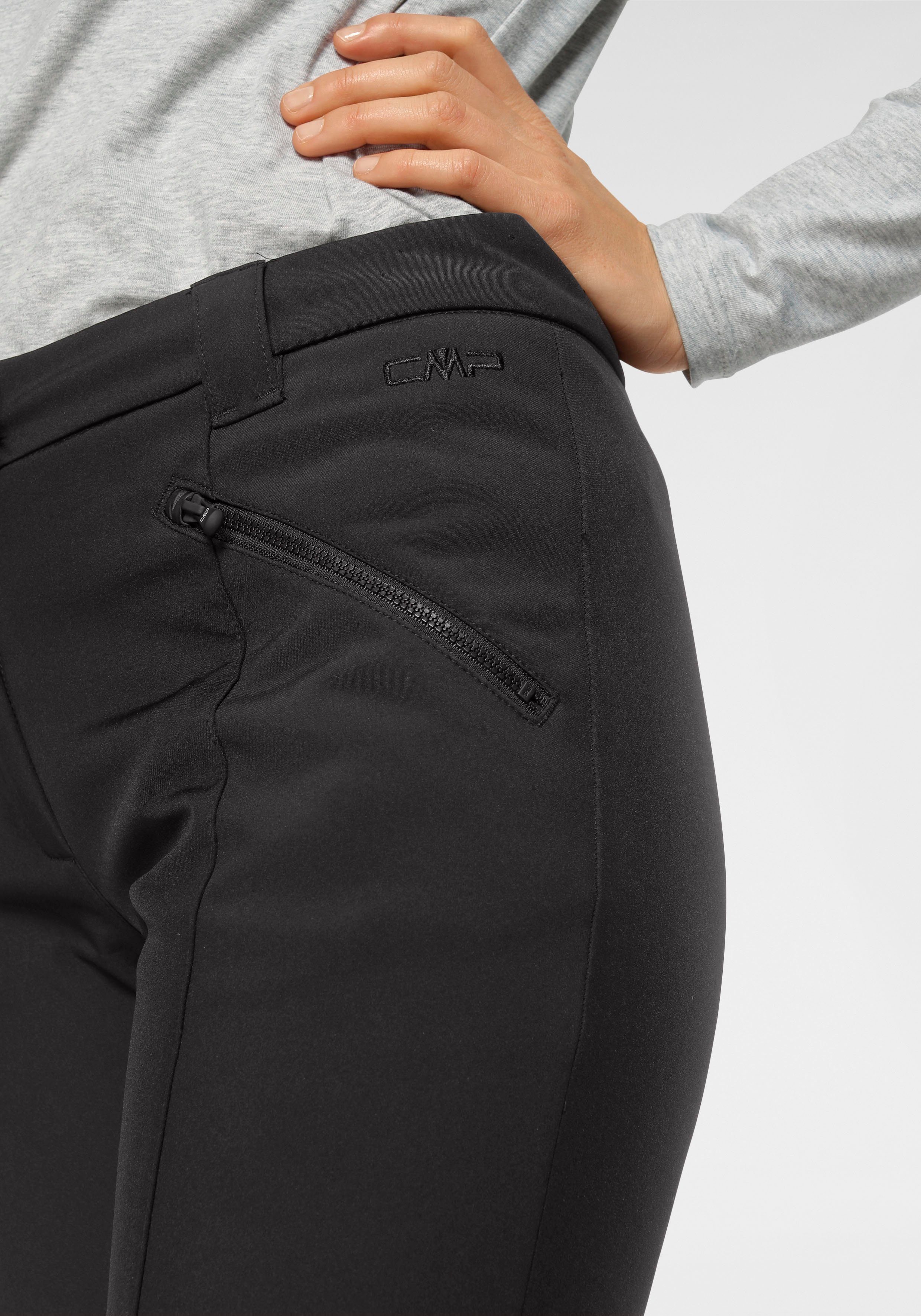 CMP Softshellhose WOMAN LONG PANT mit Reißverschlusstaschen, wasserabweisend, windabweisend – Bild 3 von 5