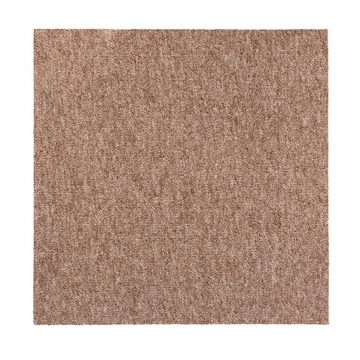 Teppichfliese ASTRA 4er Set Schlinge - 3 Farben - - 50x50cm - selbstliegend, Primaflor-Ideen in Textil, Quadratisch, Höhe: 5 mm