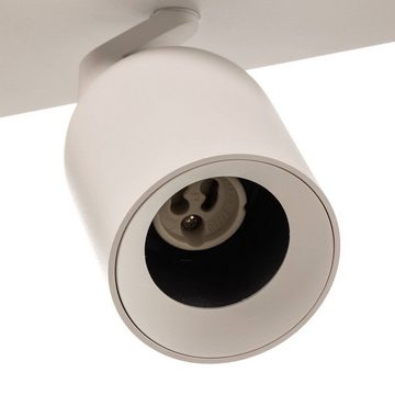 Arcchio Strahler Brinja, Modern, Aluminiumdruckguss, Kunststoff, weiß, 2 flammig, GU10