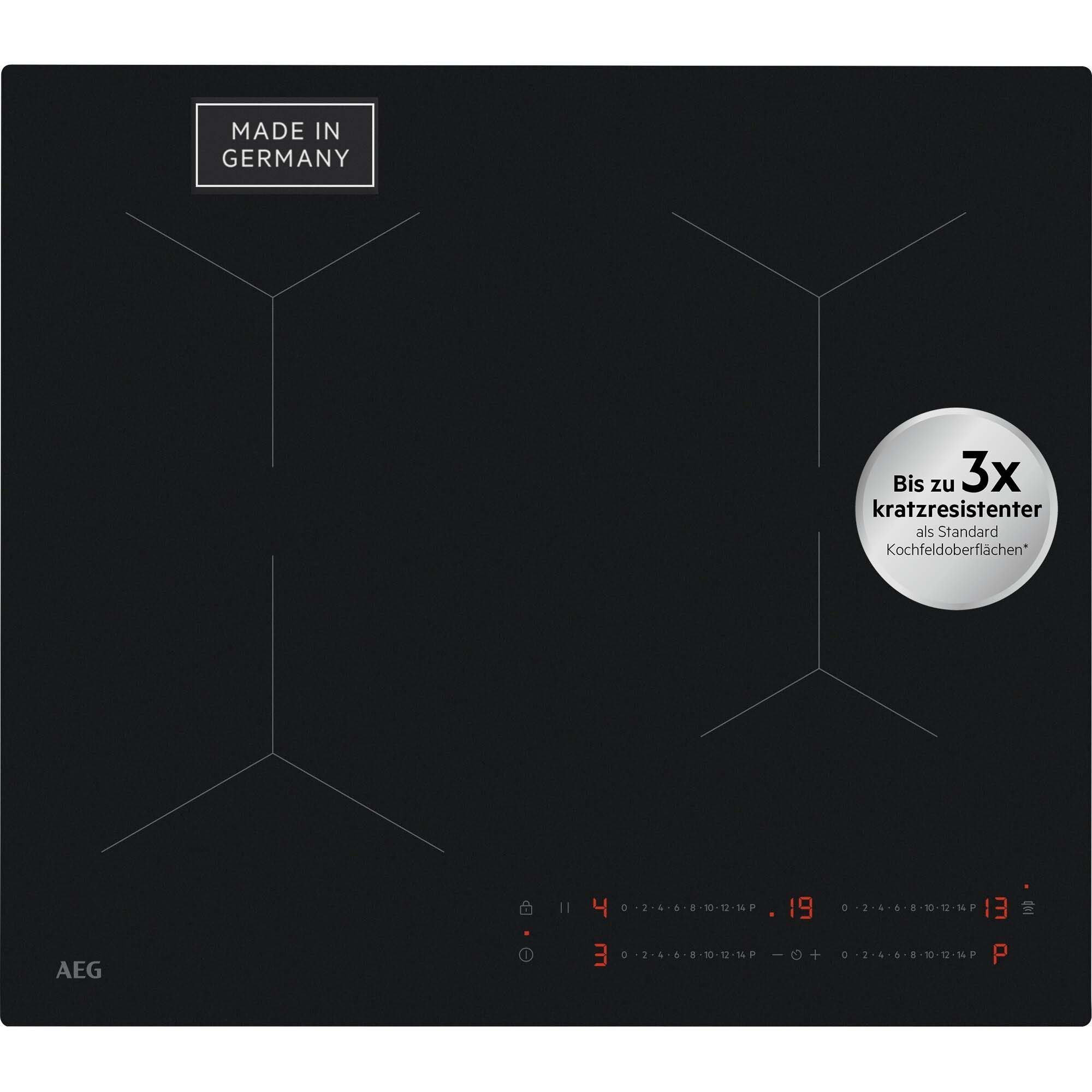 AEG Induktions-Kochfeld Serie 5000 TO641A0AIT, SaphirMatt® SE: 3× Kratzresistenz, robust & langlebig, Made in Germany