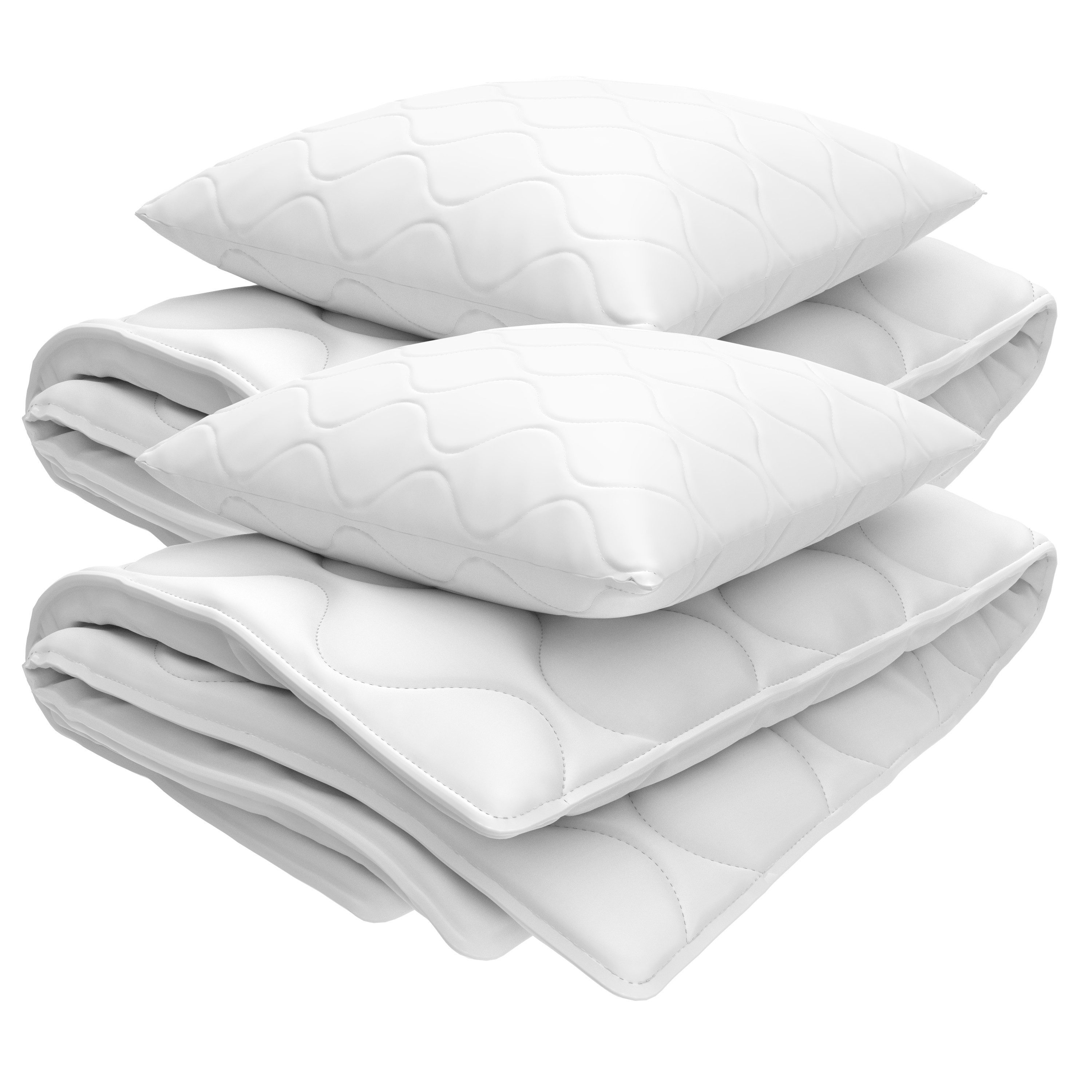 EVAN BROWNS Bettdecke + Kopfkissen EVAN BROWNS® Bettenset, Füllung: Silikon günstig online kaufen