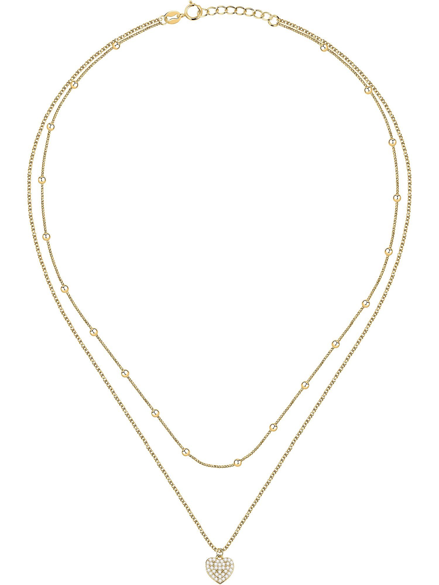 CHRIST Silberkette CHRIST Damen-Kette 925er Silber, recycelt Zirkonia, 2024