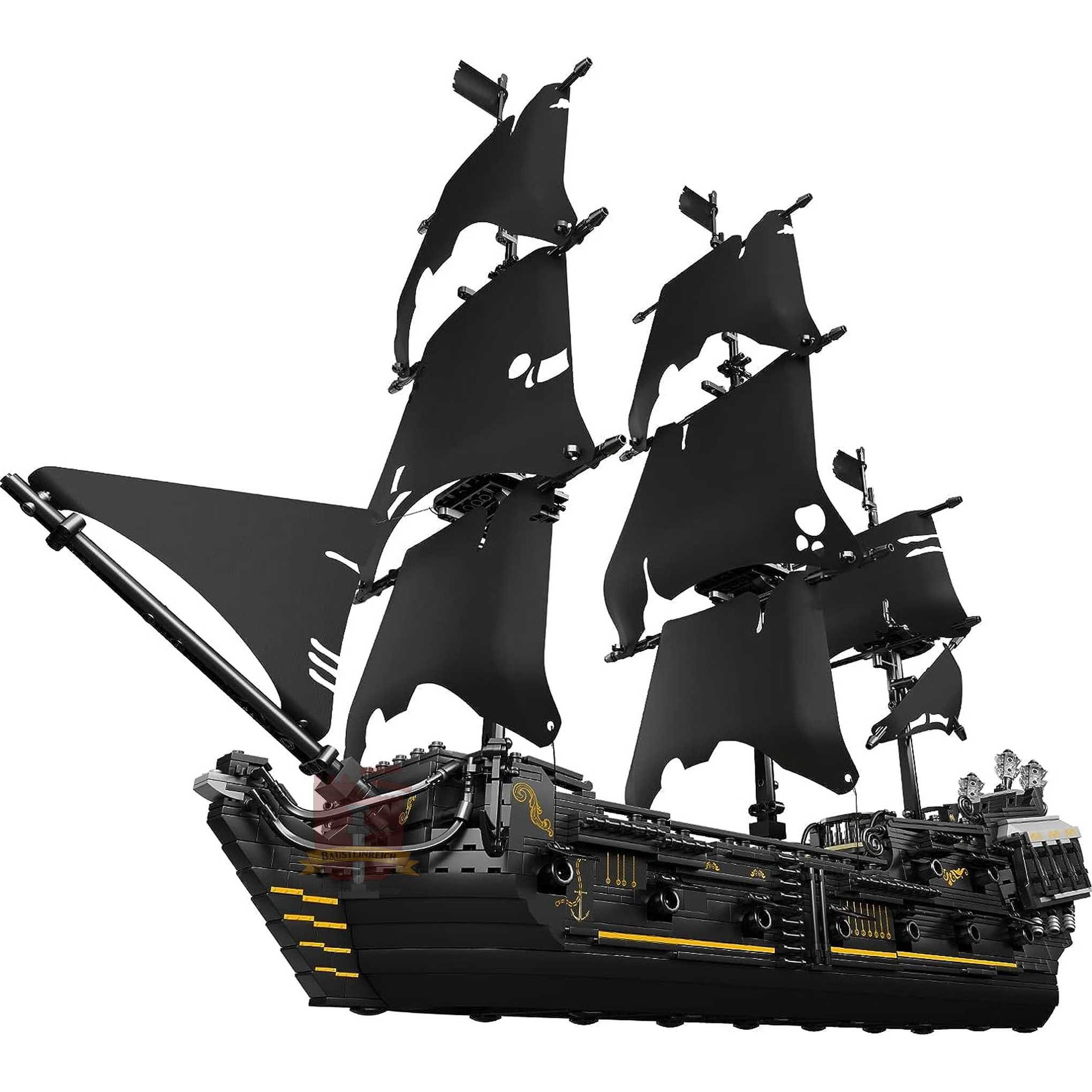 Mould King 13186-Piratenschiff Black Pearl 2 (Mould King) Klemmbausteine Spielbausteine